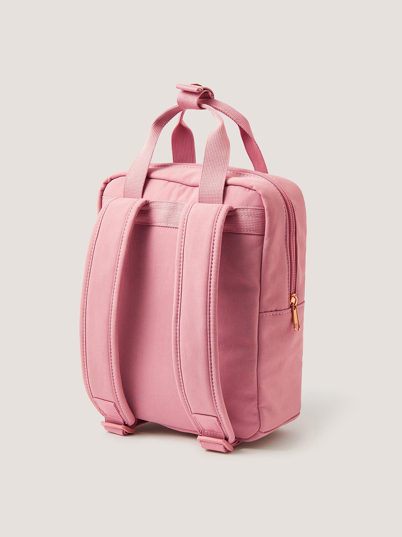 Image 2 of 4 of Monsoon Girls Cherry Embroidered Mini Backpack - Pink