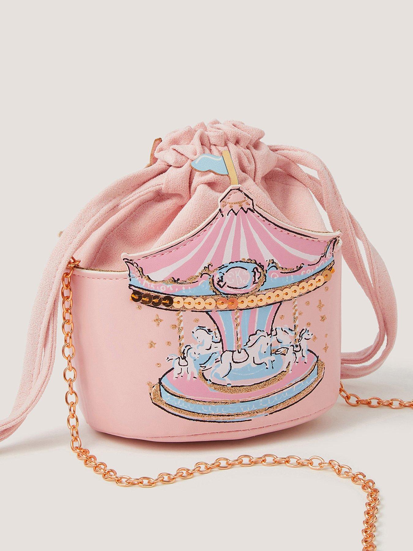 Image 4 of 4 of Monsoon Girls Carousel Bag - Pink