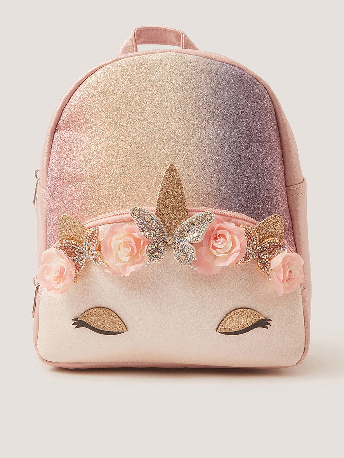 Image 1 of 4 of Monsoon Girls Dazzle Unicorn Backpack - Multi