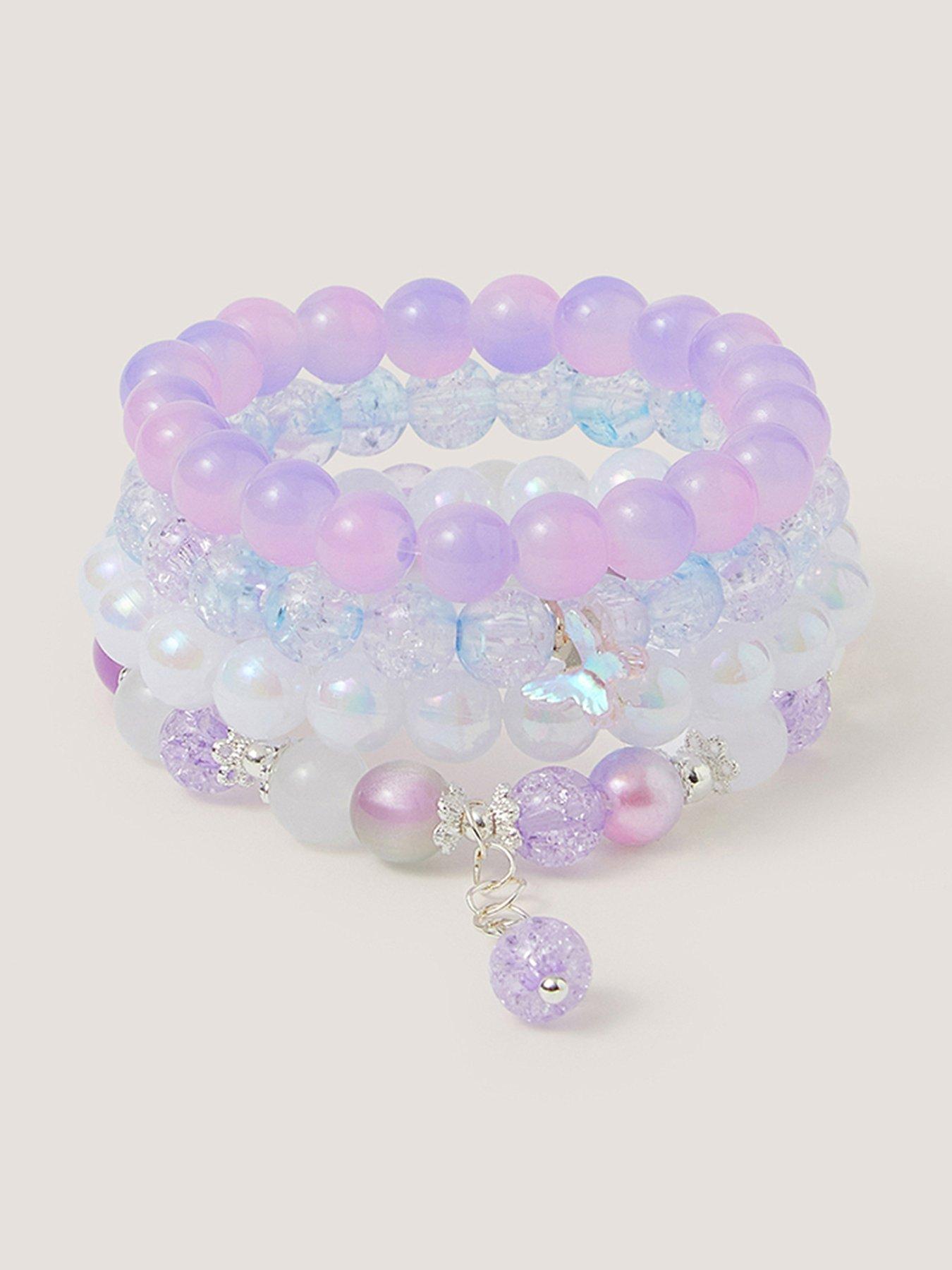 Monsoon Girls 4 Pack Dreamy Ombre Bracelets - Multi