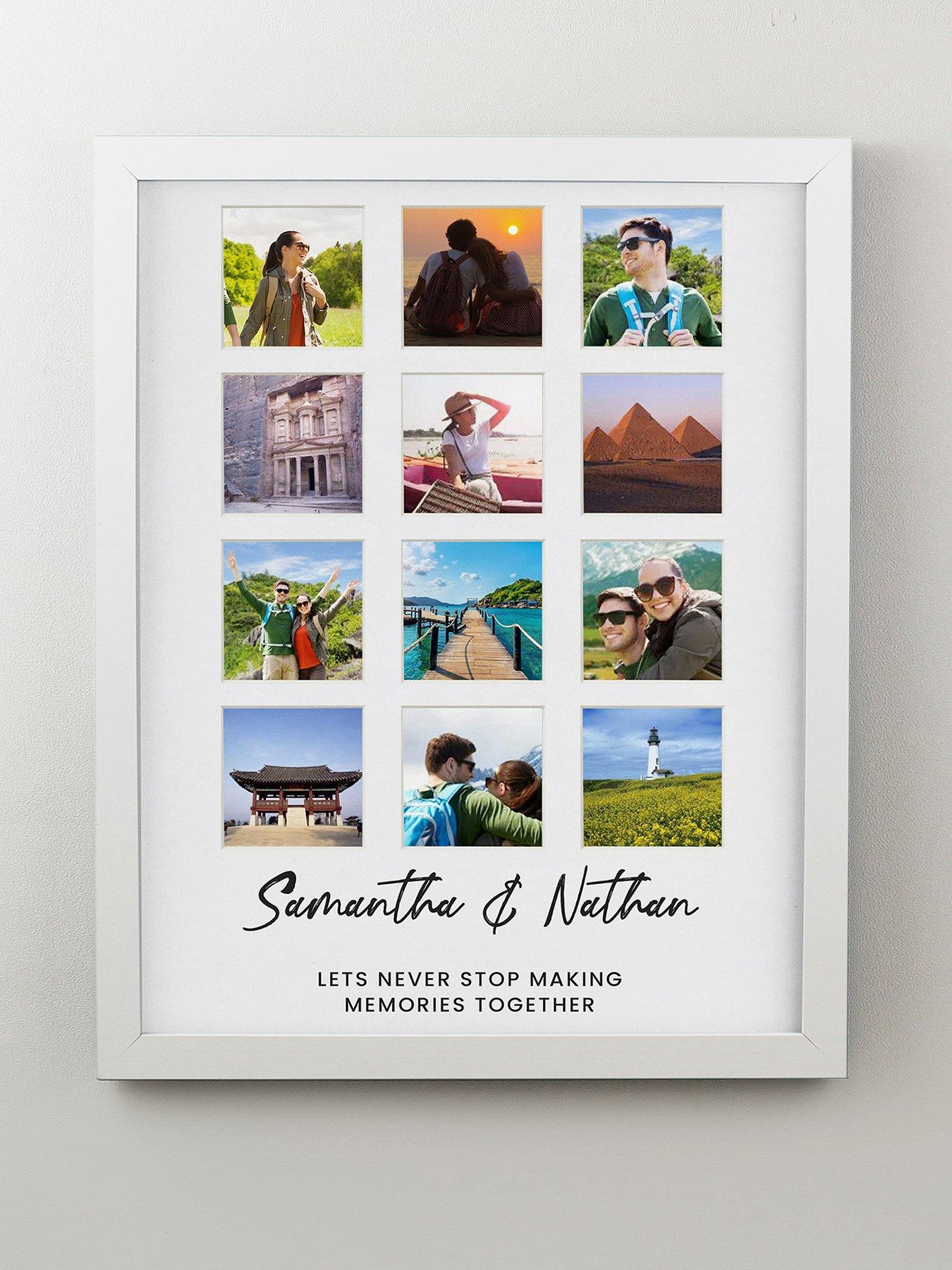 The Personalised Memento Company Personalised White Multi Photo Frame