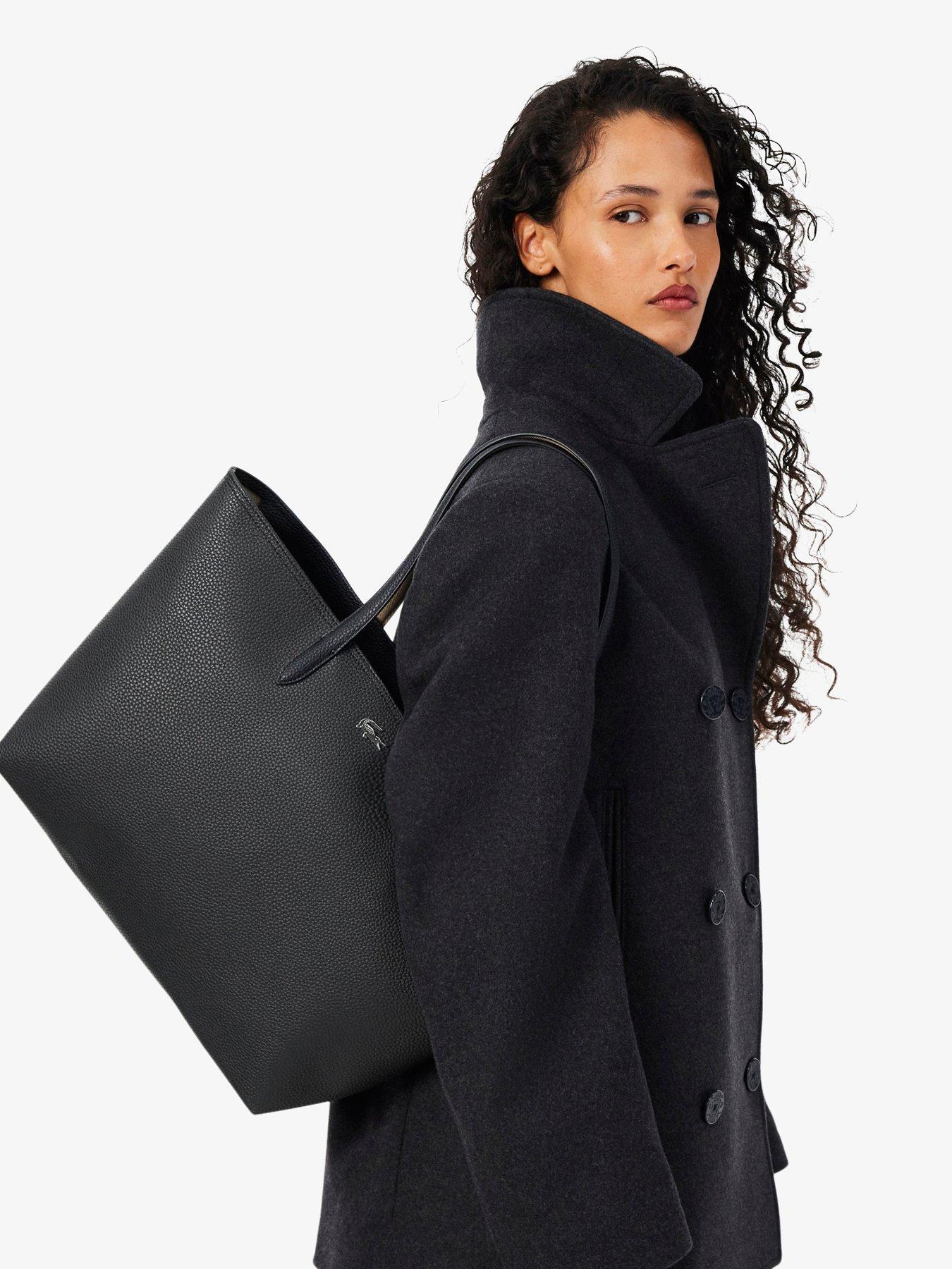 Lacoste Anna Zipped Tote Bag - Black