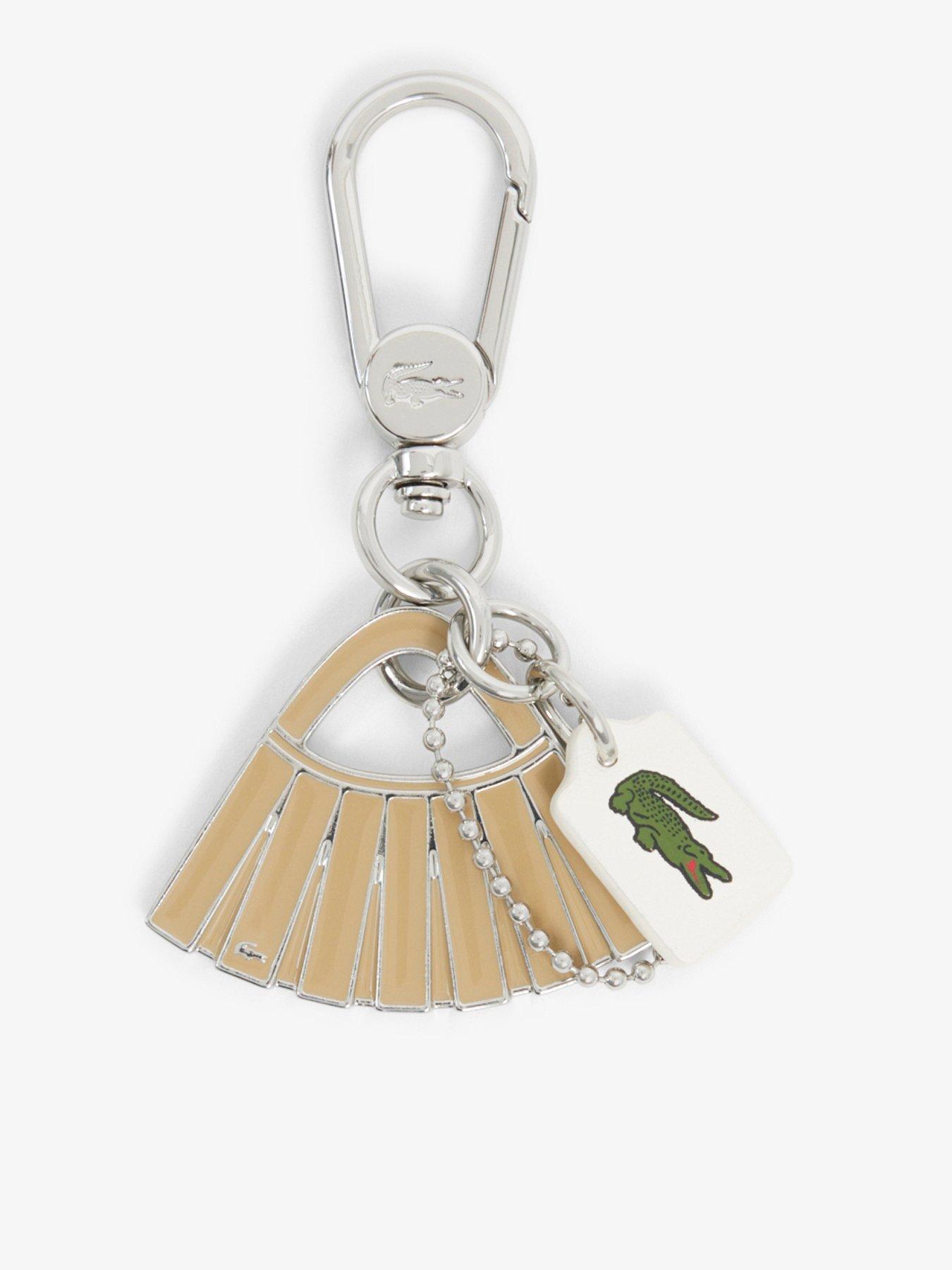 Image 1 of 4 of Lacoste Lenglen L Charms Key Ring - Gold