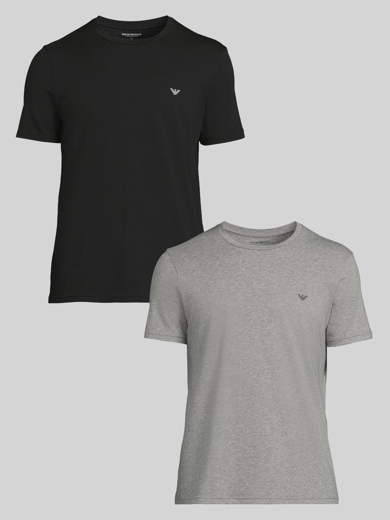 Emporio Armani Bodywear 2 Pack Endurance Crew Neck T-Shirts - Assorted