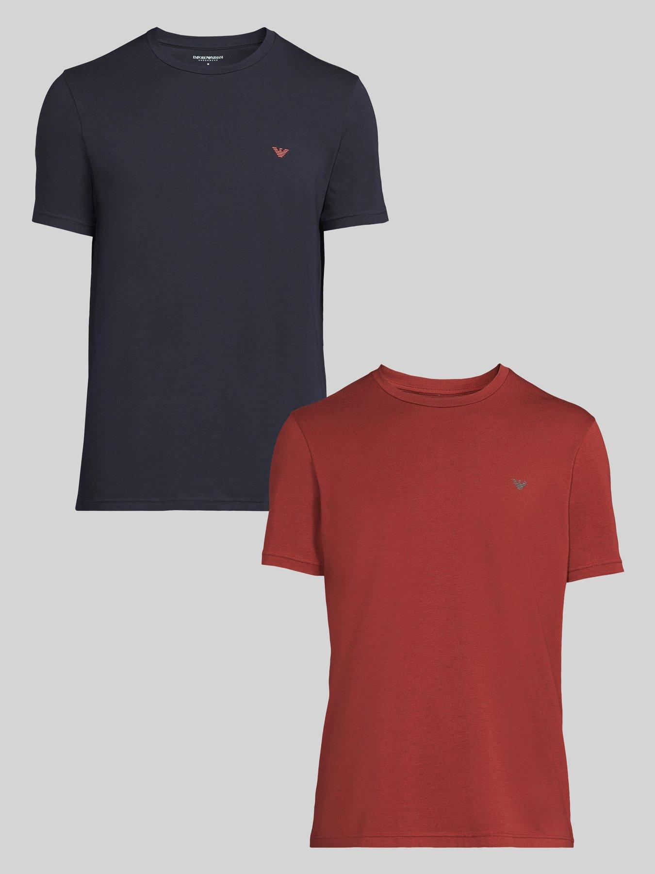 Emporio Armani Bodywear 2 Pack Endurance Crew Neck T-Shirts - Assorted