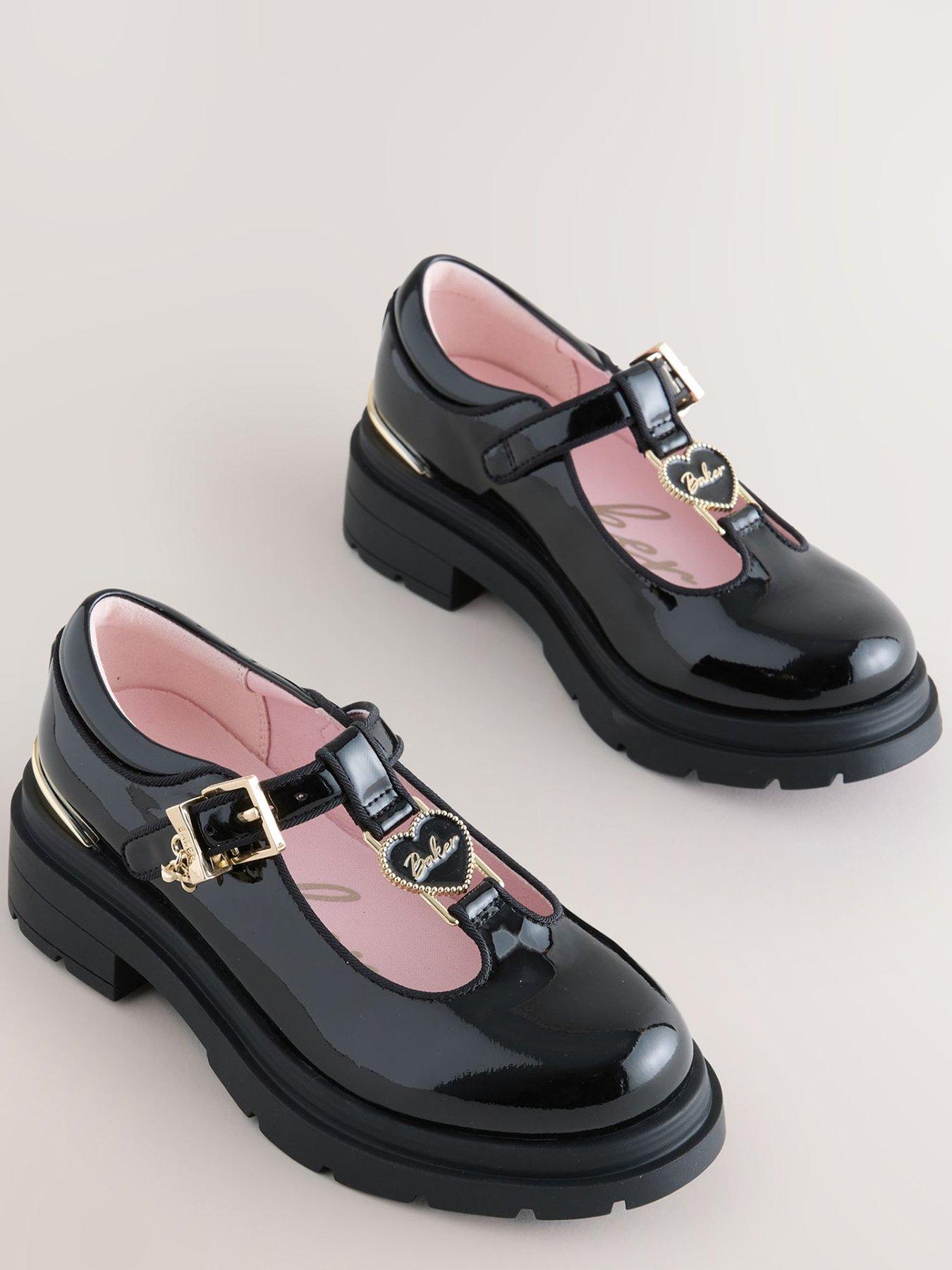 Image 3 of 6 of Ted Baker T-Bar Chunky Mary Jane Shoes - Black