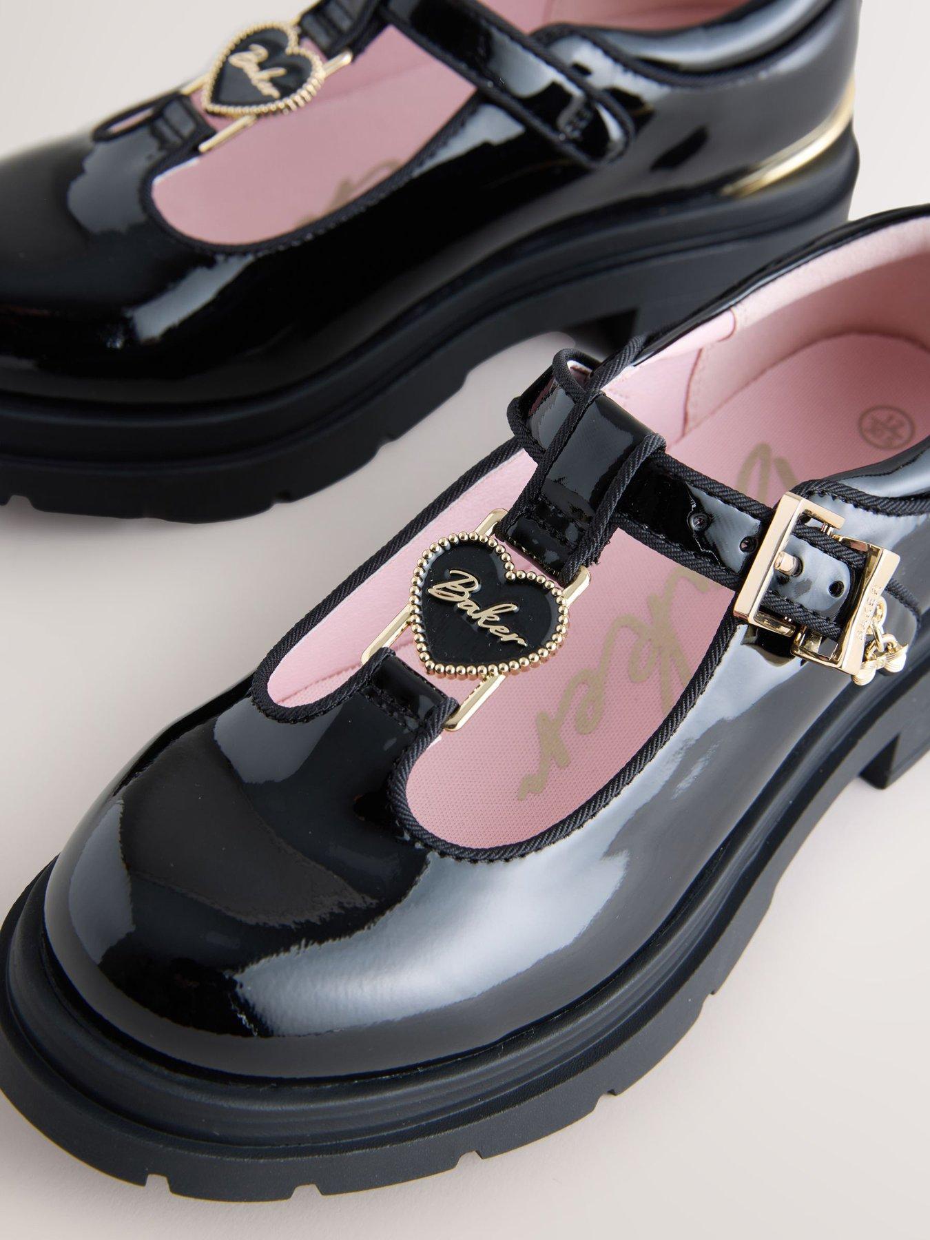 Image 6 of 6 of Ted Baker T-Bar Chunky Mary Jane Shoes - Black