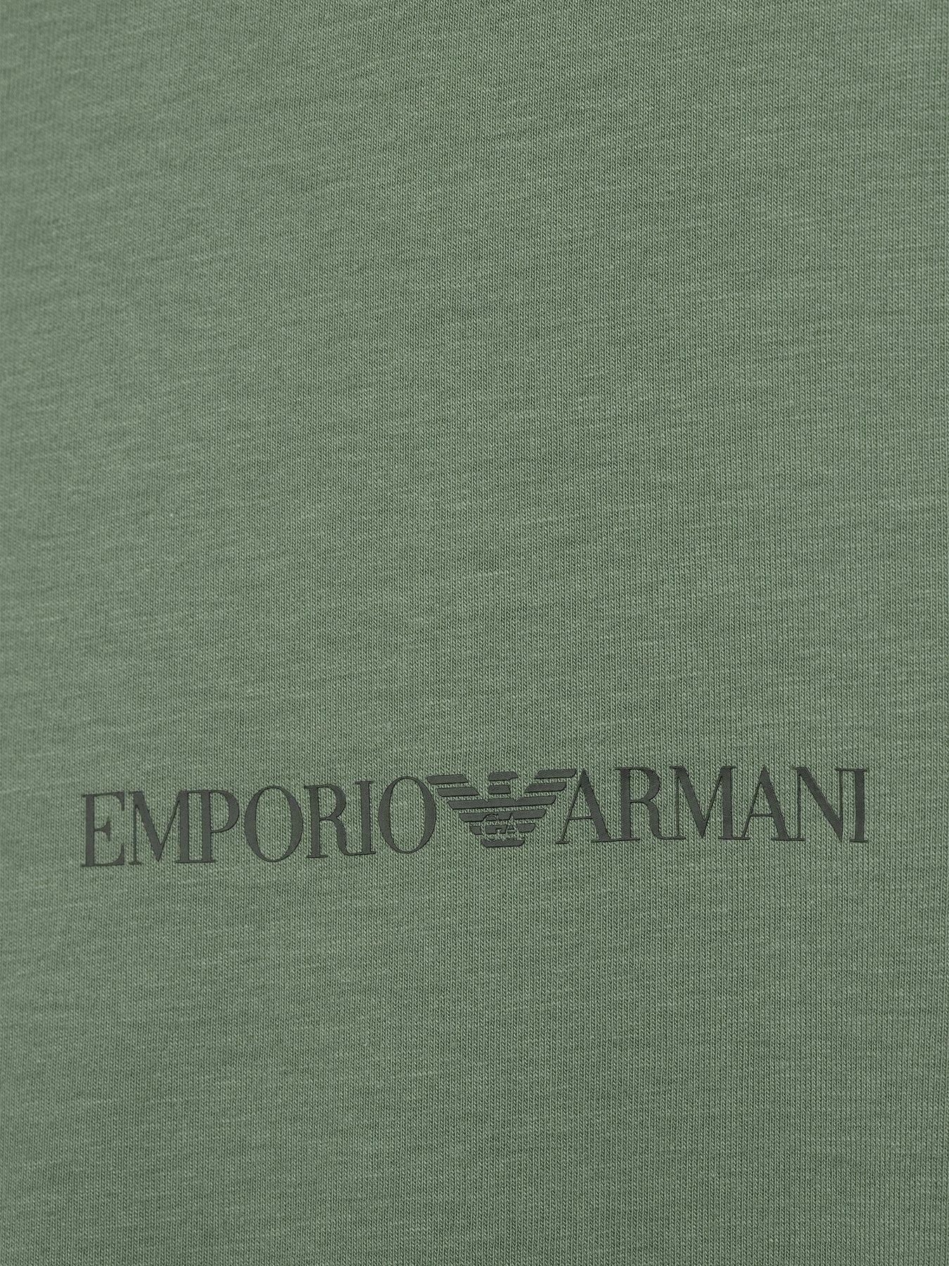 Image 5 of 5 of Emporio Armani Bodywear 2 Pack Core Logo Crew Neck T-Shirts - Assorted