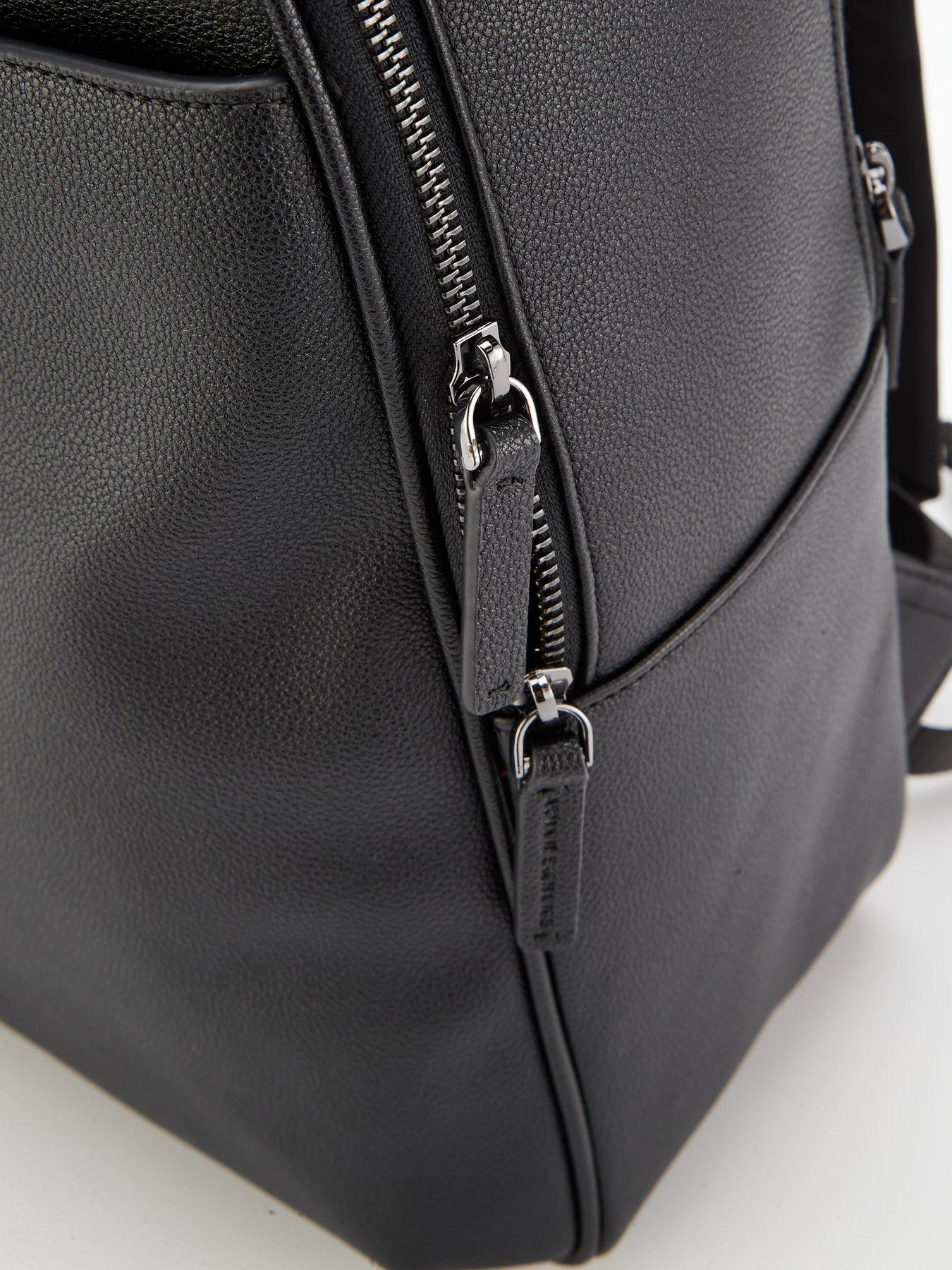 Image 5 of 6 of Armani Exchange Alex Pu Backpack - Black