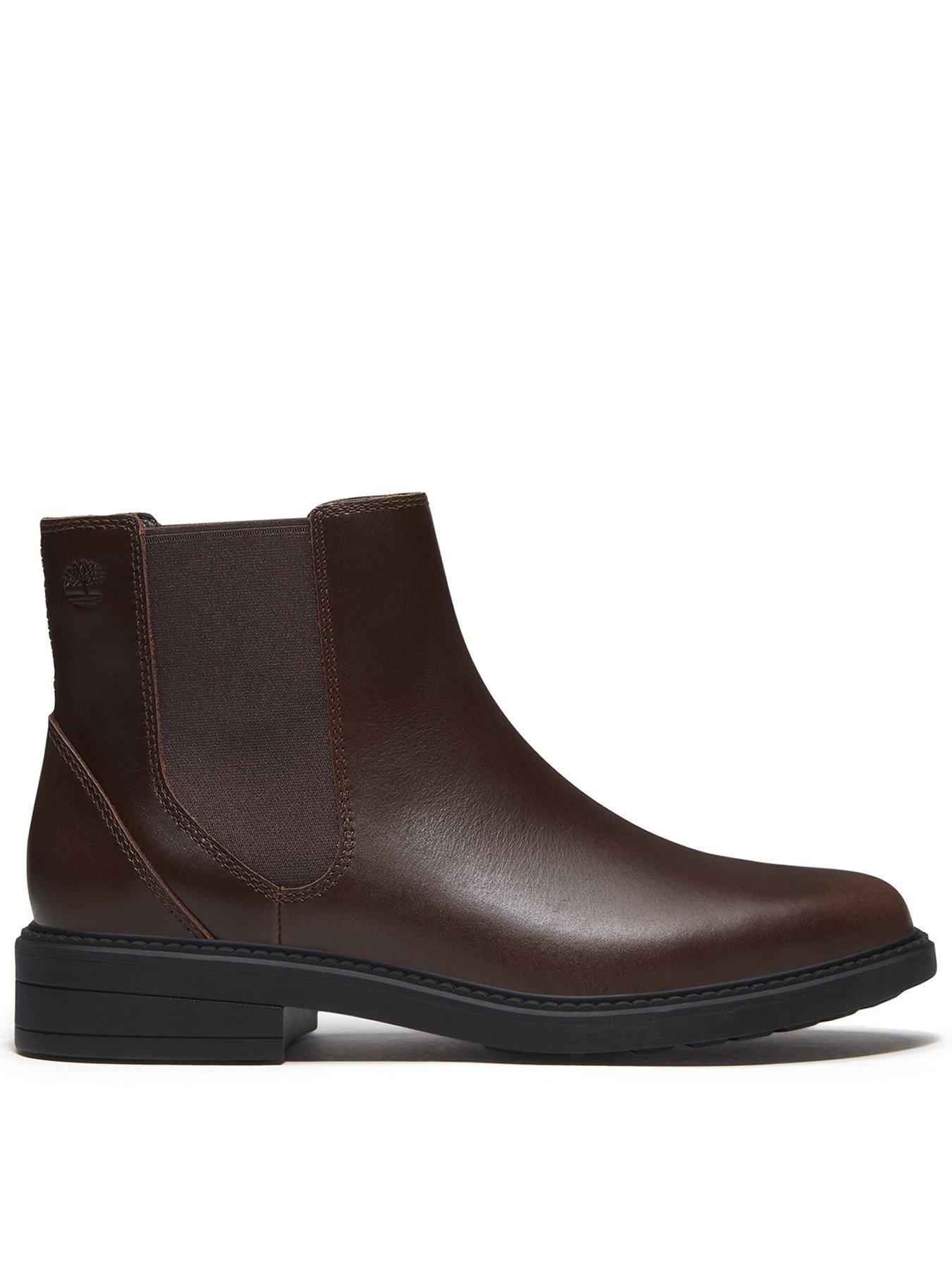 Image 1 of 7 of Timberland Stormbucks Mid Chelsea Boots - Dark Brown