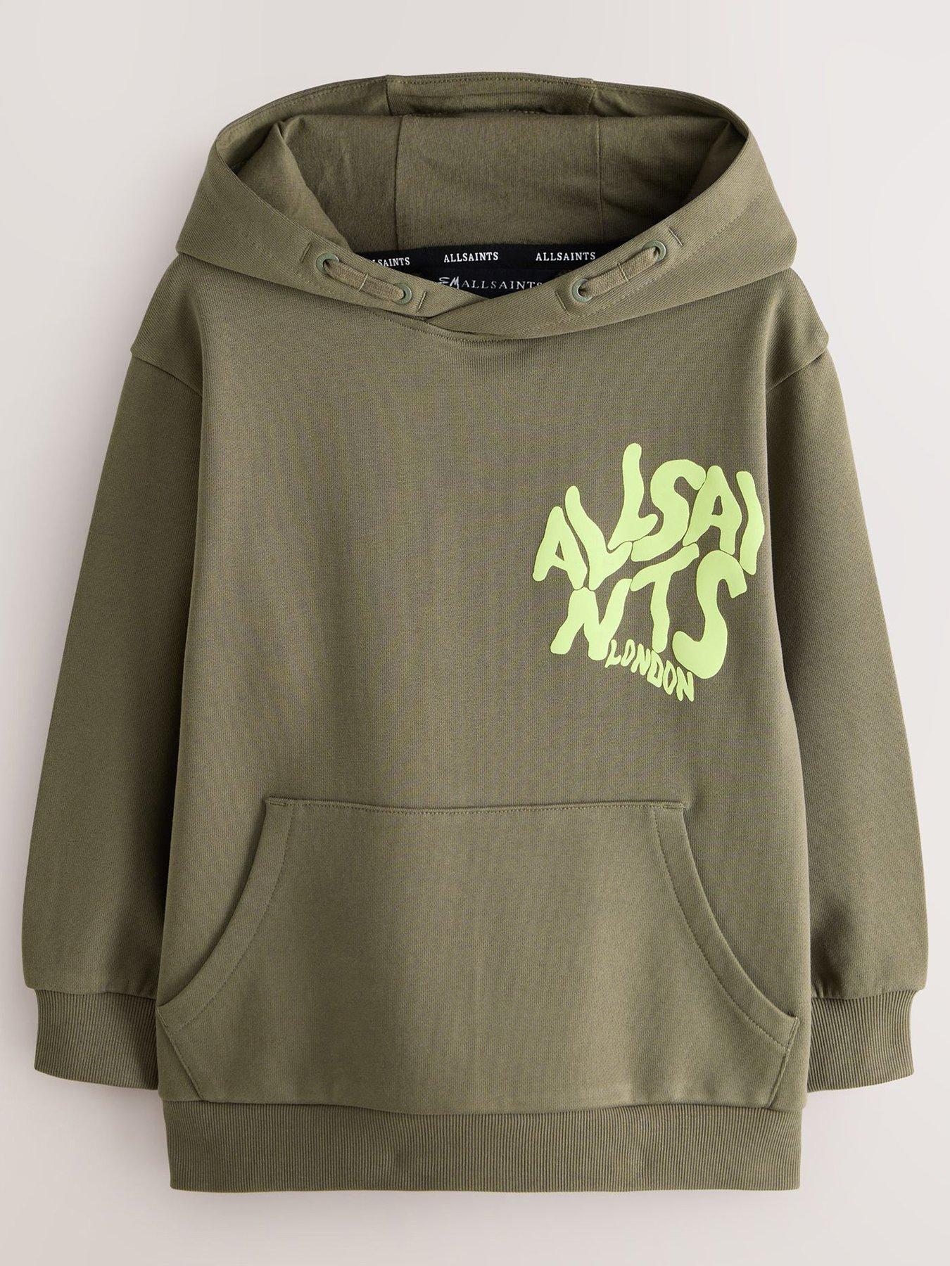 Image 2 of 7 of smALLSAINTS Boys Orlando Overhead Graphic Hoodie - Green