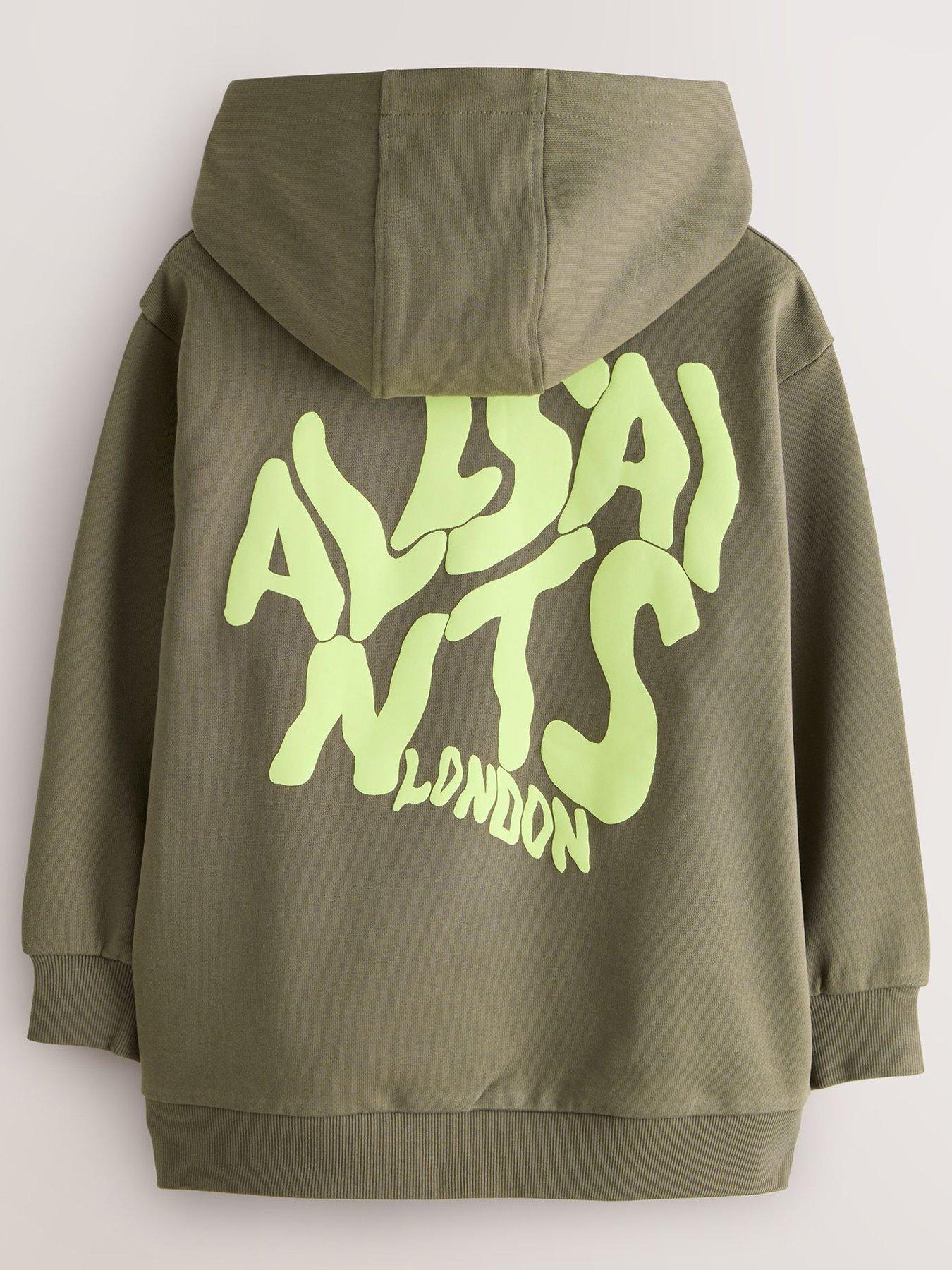 Image 3 of 7 of smALLSAINTS Boys Orlando Overhead Graphic Hoodie - Green