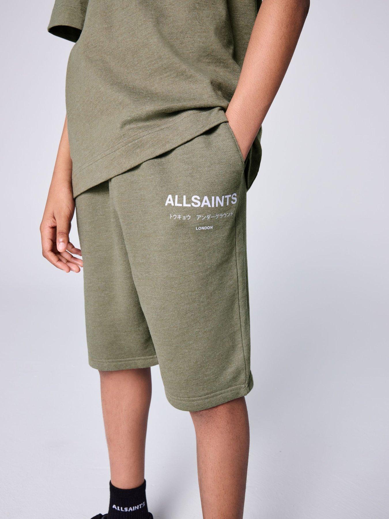 Image 5 of 7 of smALLSAINTS Boys Washed Underground T-shirt &amp; Shorts Set - Green