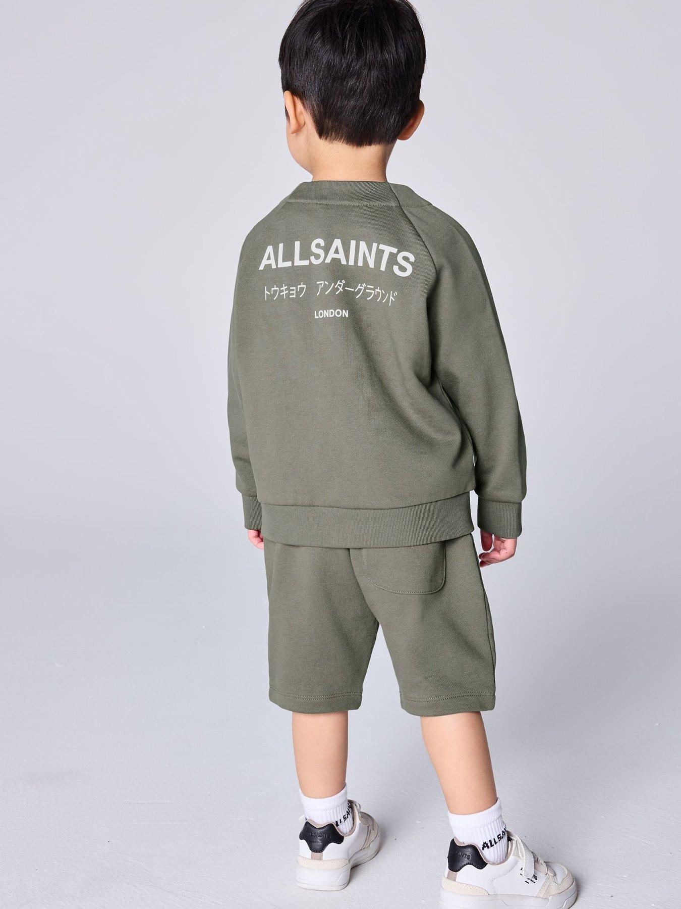 Image 3 of 7 of smALLSAINTS Jacket Top and Shorts 3 Set - Green