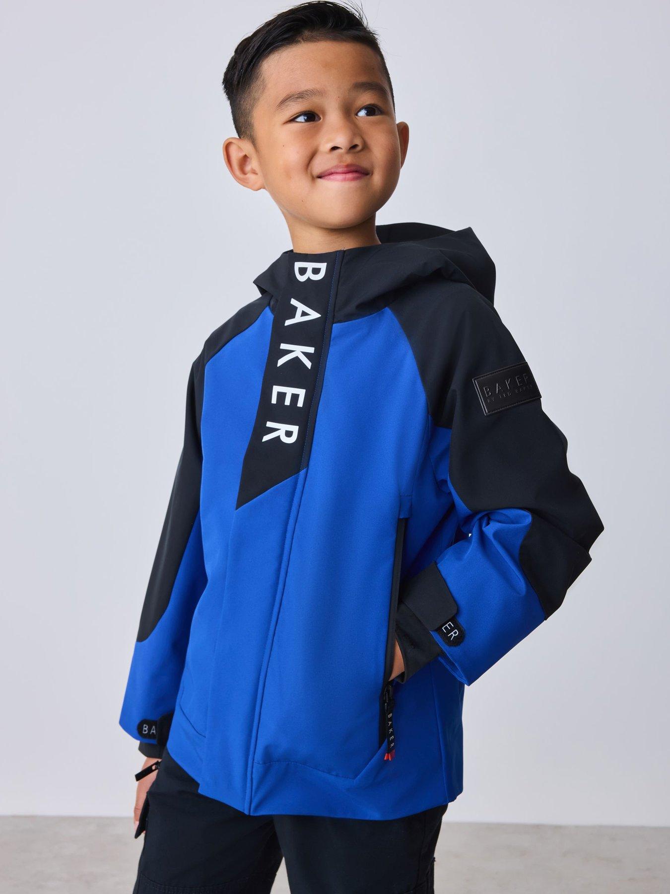 Ted Baker Boys Coloublock Lightweight Jacket - Blue