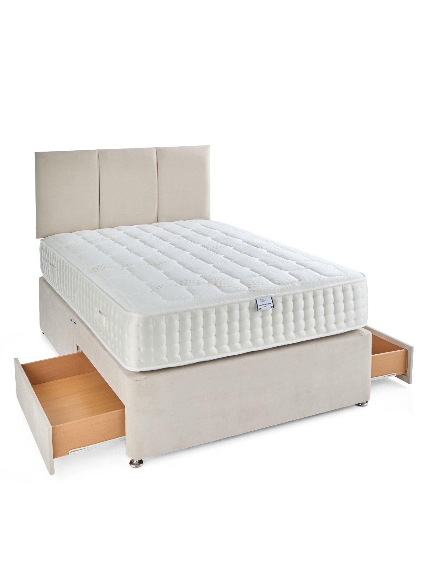 Image 4 of 7 of The Very Collection Sheridan&nbsp;Divan Base with 2 Drawers + Headboard +&nbsp;Comfort 1000 Mattress