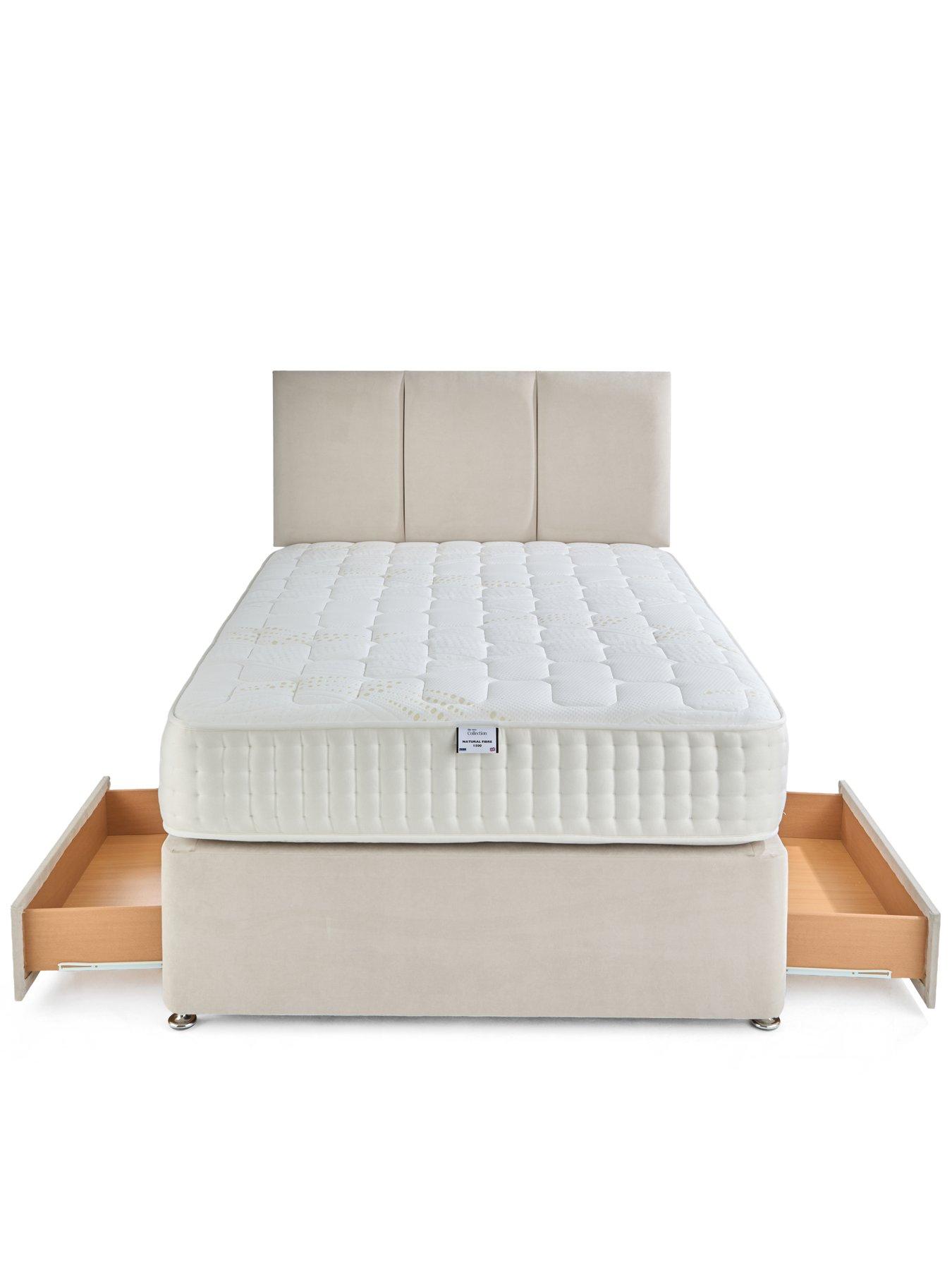 Image 3 of 7 of The Very Collection Sheridan Divan Base with 2 Drawers + Headboard + Natural Fibre Pocket&nbsp;1500 Mattress
