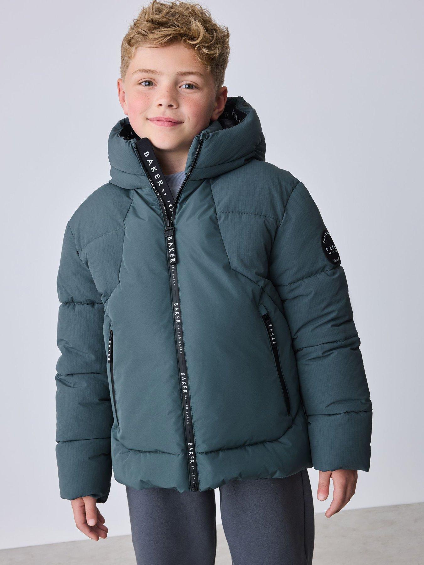Ted Baker Boys Short Padded Coat - Blue