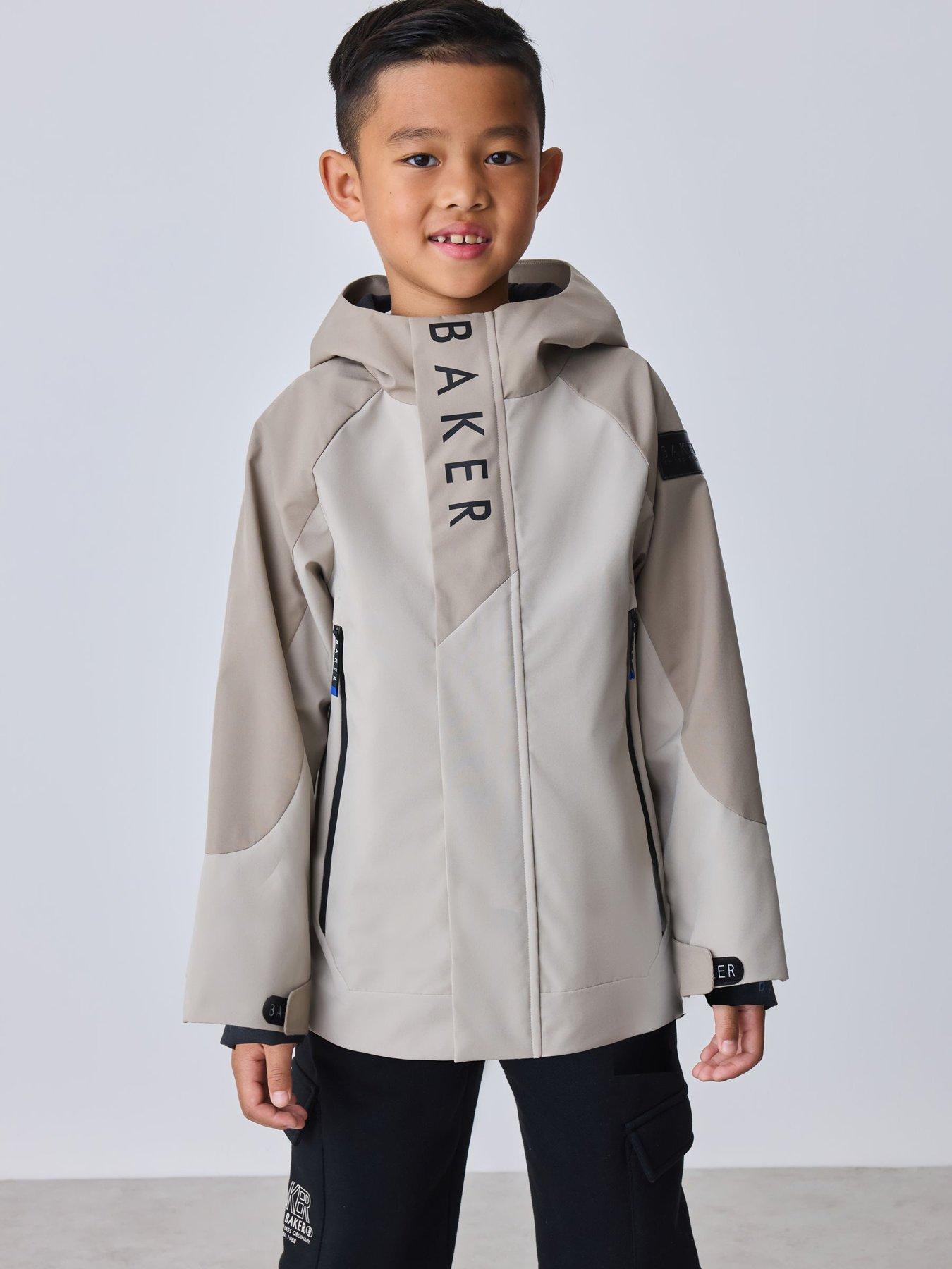 Ted Baker Boys Colourblock Lightweight Jacket - Beige