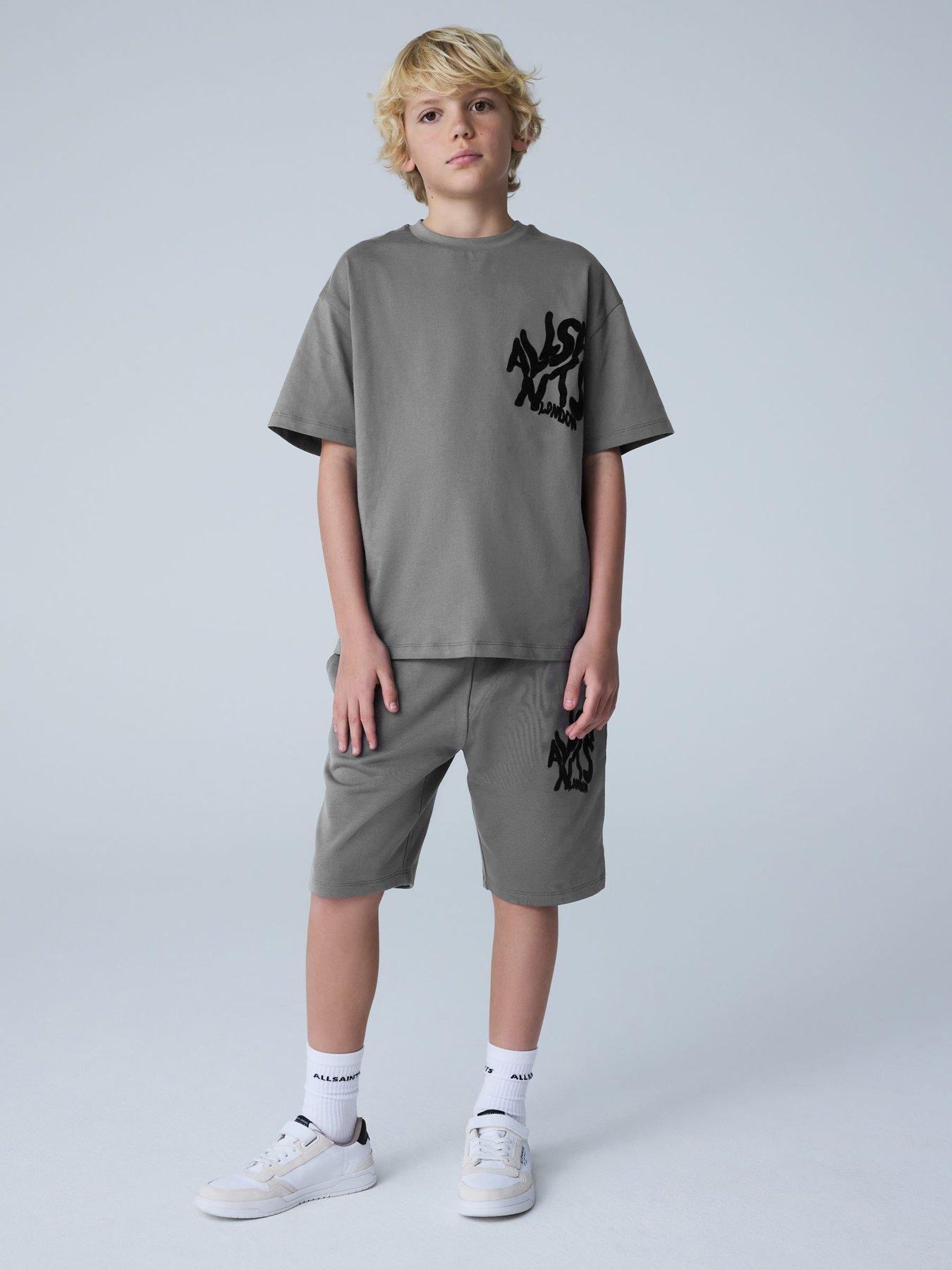 smALLSAINTS Boys Orlando T-shirt  &  Shorts Set - Grey
