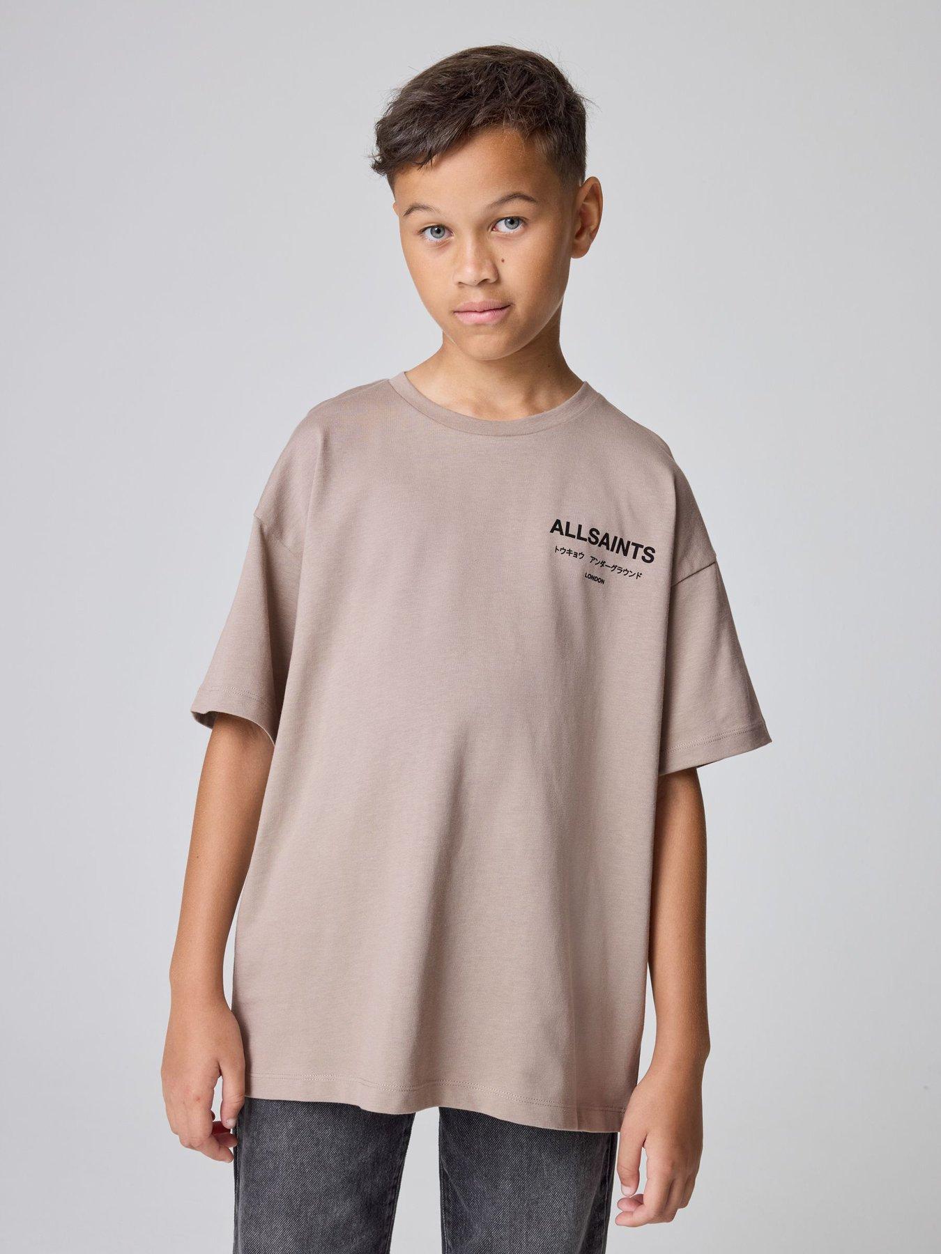 smALLSAINTS Boys Underground Short Sleeve Tshirt - Brown