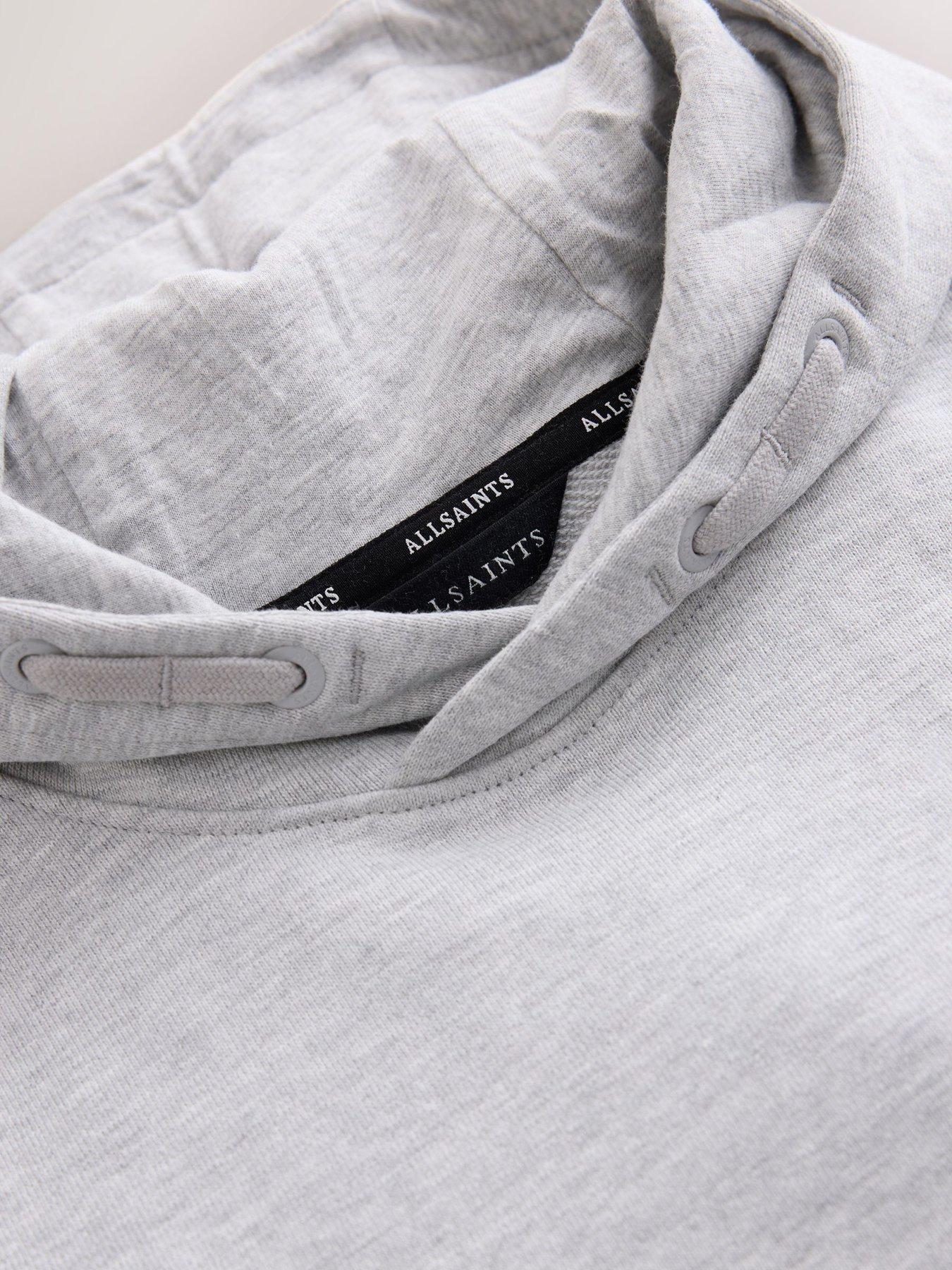 Image 3 of 4 of smALLSAINTS Hooded Sweatshirt with Logo Back Print Detail - Grey