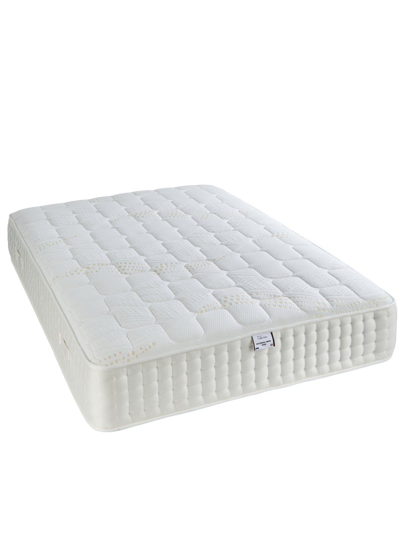 Image 5 of 7 of The Very Collection Sheridan Divan Base with 2 Drawers + Headboard + &nbsp;Natural Fibre Pocket 2000 Mattress - Cream