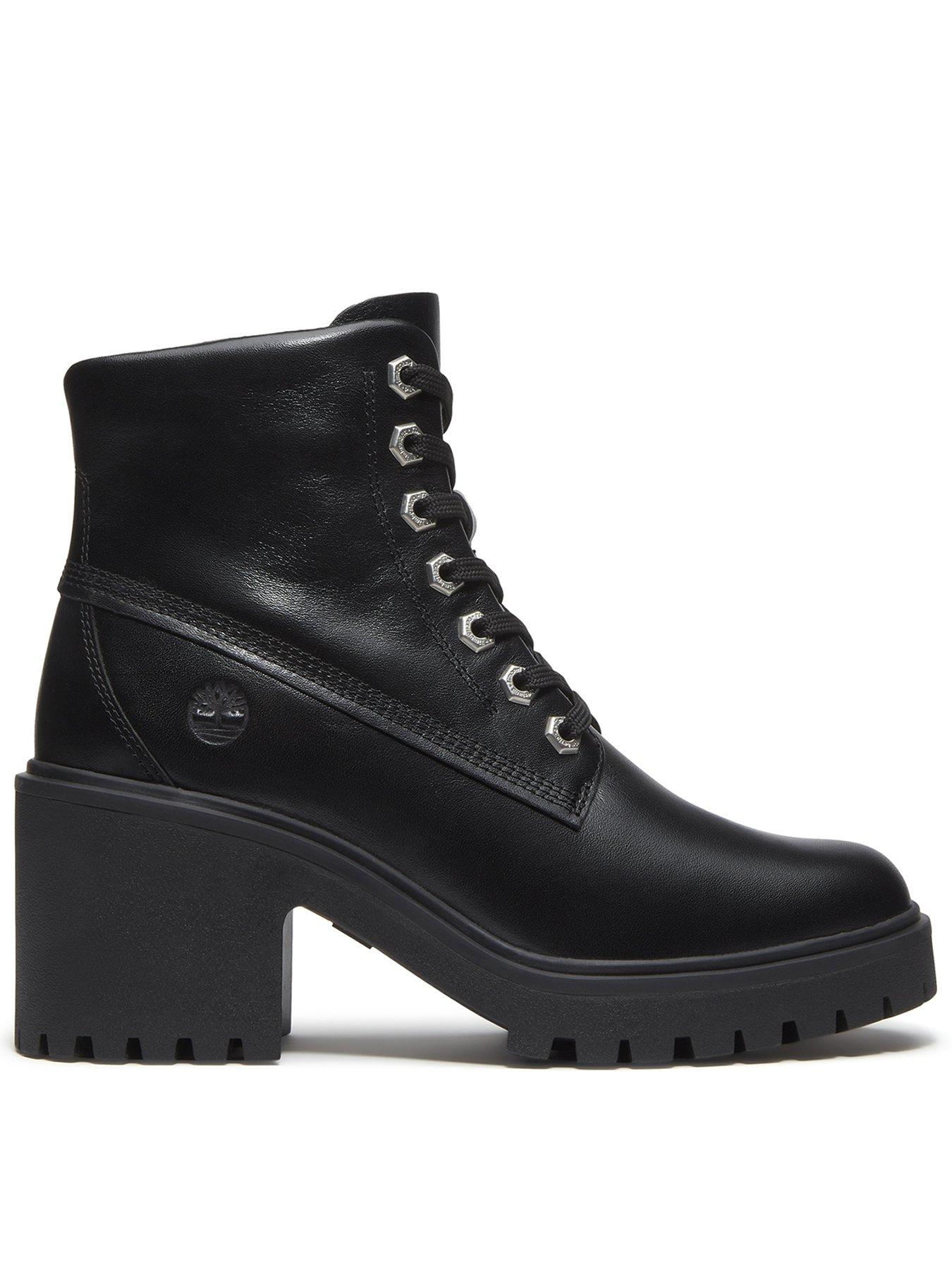 Timberland Stone Heights Mid Lace Up Boots - Black