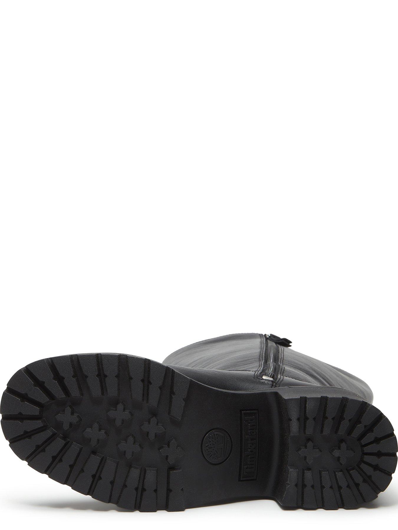 Image 5 of 7 of Timberland Stone Heights Tall Zip Up Boots - Black
