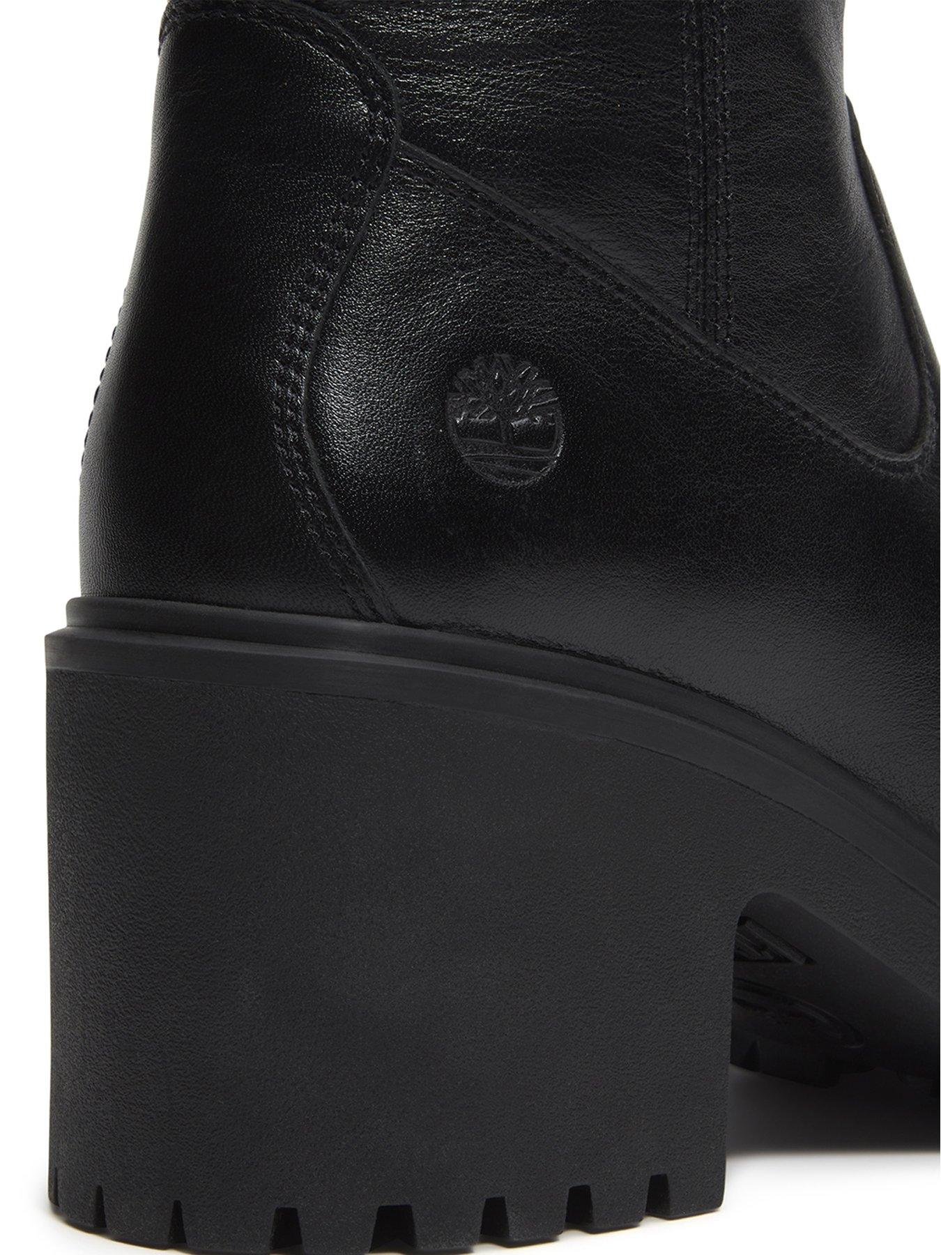Image 7 of 7 of Timberland Stone Heights Tall Zip Up Boots - Black