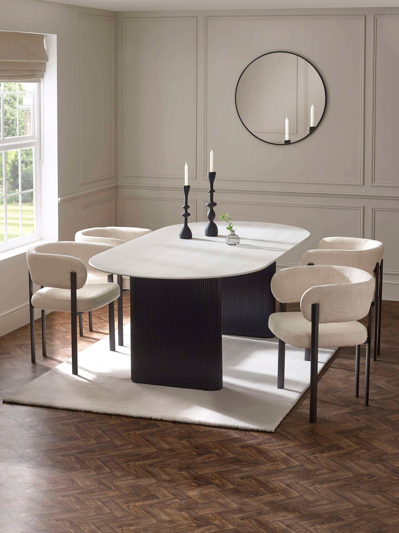 Julian Bowen Bolivia Table And 4 Bolivia Chairs