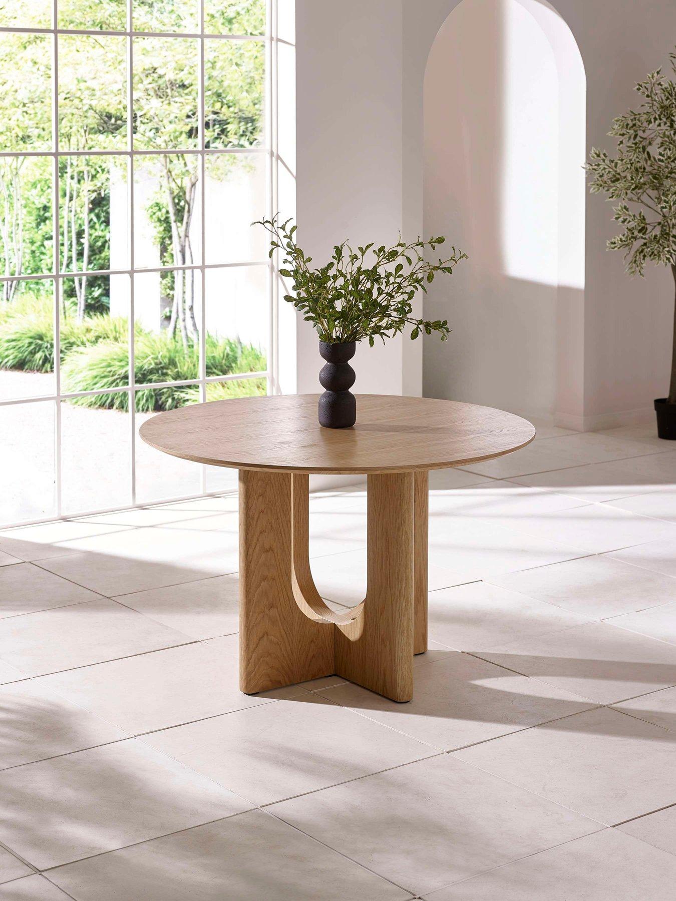 Image 1 of 7 of Julian Bowen Cellini Round Dining Table