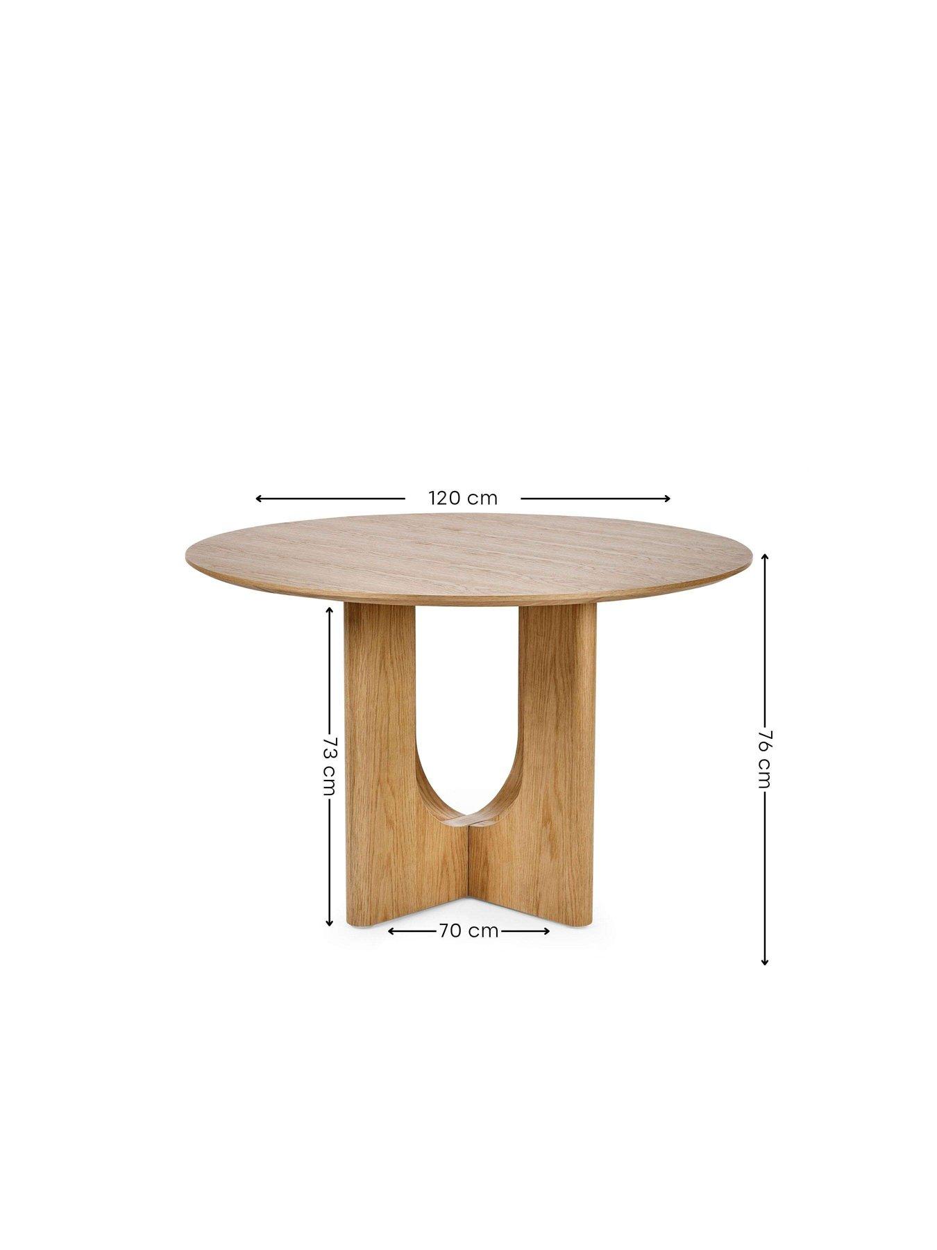 Image 6 of 7 of Julian Bowen Cellini Round Dining Table