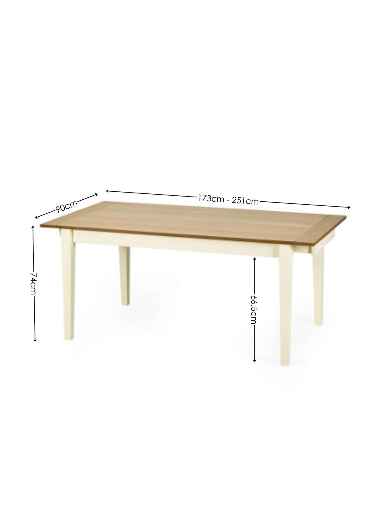 Image 7 of 7 of Julian Bowen Larissa Lift Up Extension Dining Table