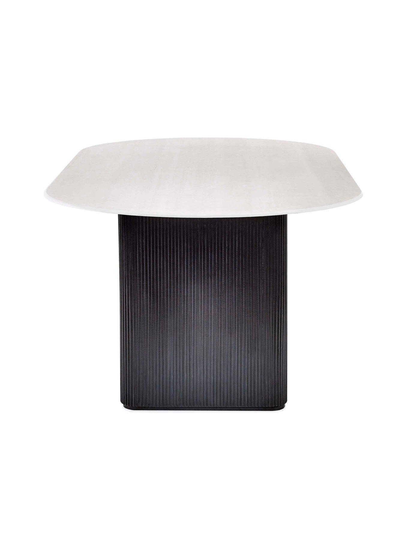 Image 4 of 7 of Julian Bowen Bolivia Oval Dining Table