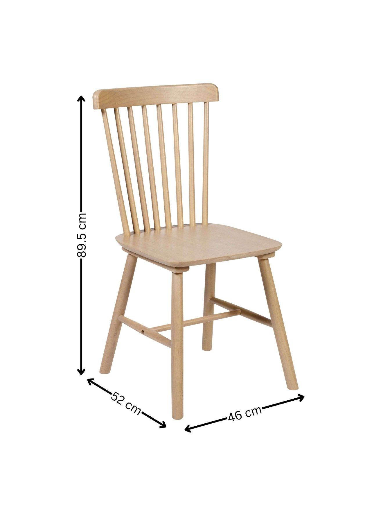 Image 7 of 7 of Julian Bowen Set Of 2 Sakura Dining Chairs