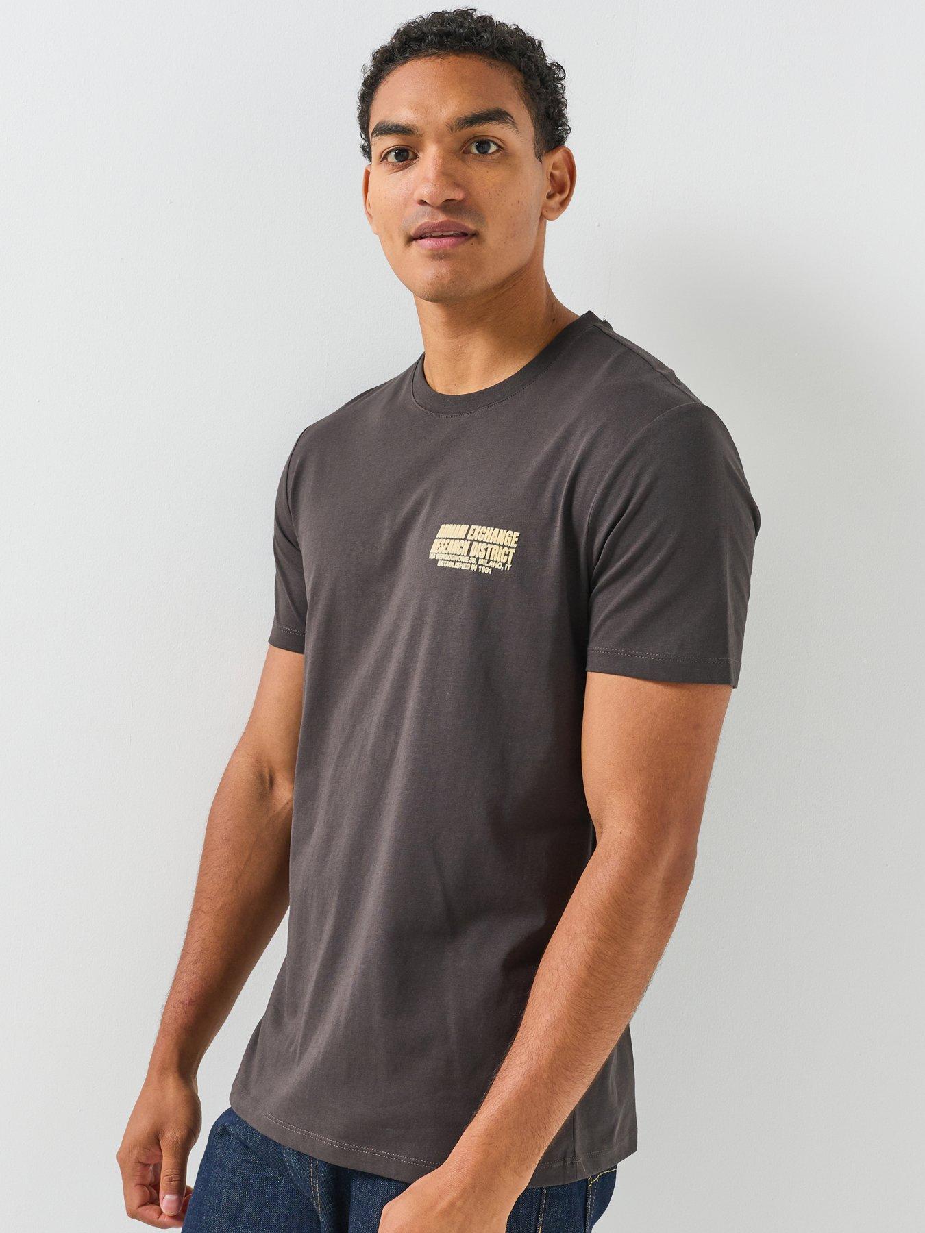 Armani Exchange Armani Exchange Large Back Logo T-shirt - Black