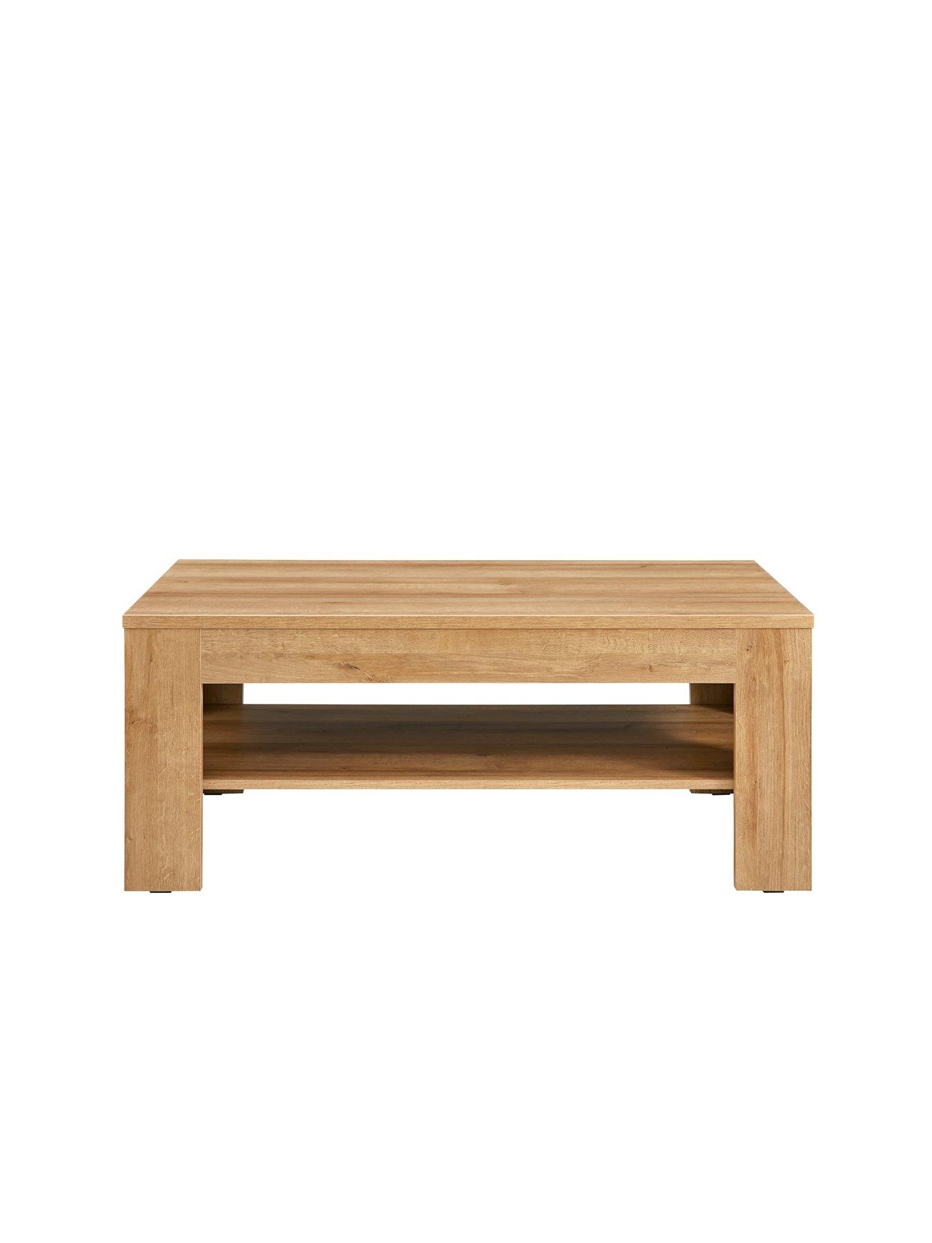 Image 3 of 7 of The Very Collection Panama 3 Piece Package - Side Table, Coffee Table and&nbsp;TV Unit - Dark Oak - FSC&reg; Certified