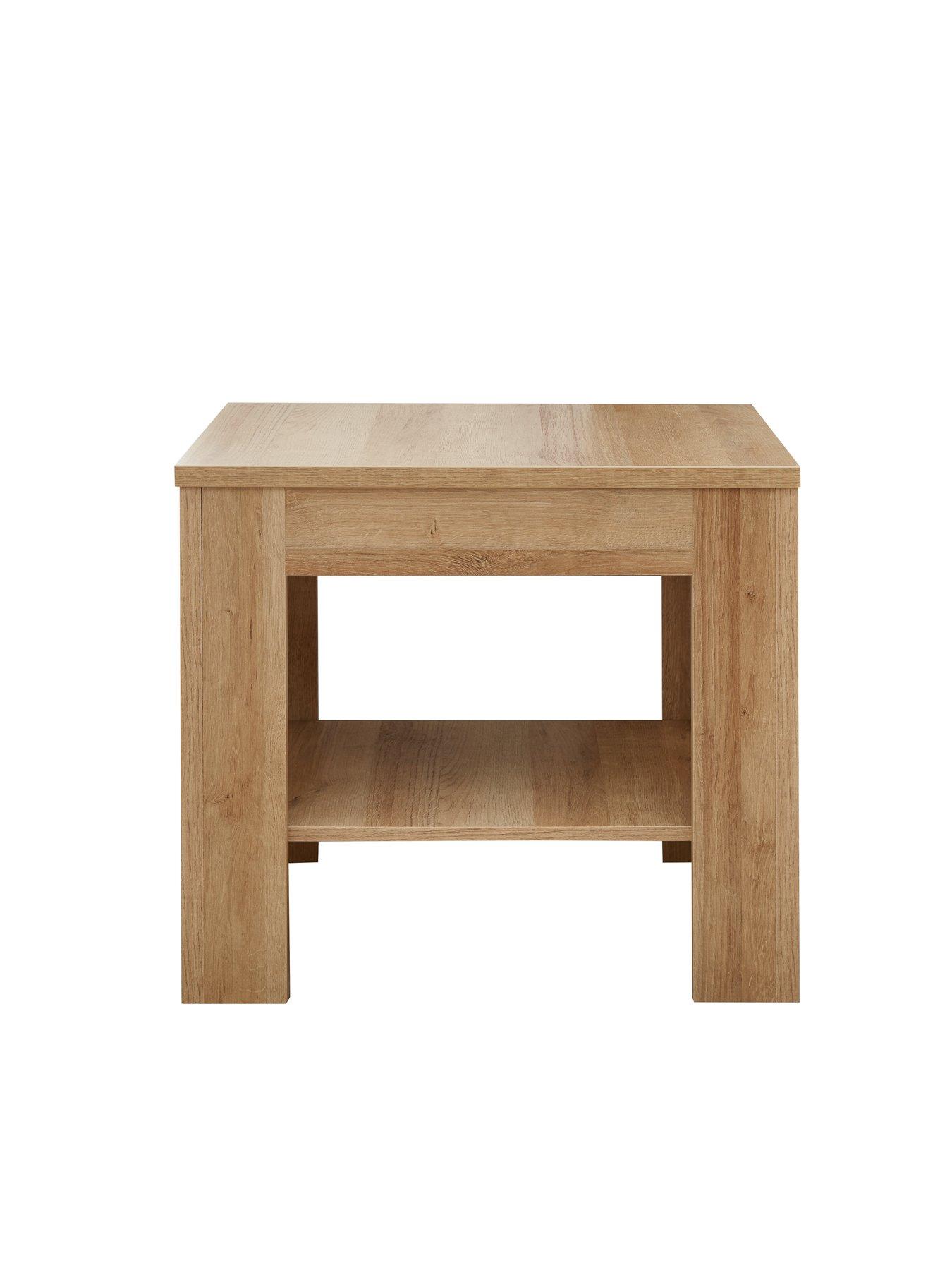 Image 4 of 7 of The Very Collection Panama 3 Piece Package - Side Table, Coffee Table and&nbsp;TV Unit - Dark Oak - FSC&reg; Certified