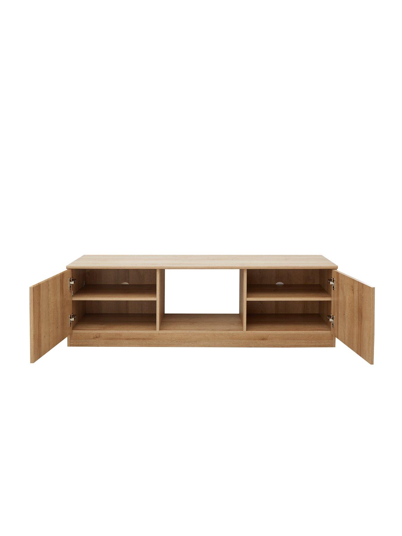 Image 5 of 7 of The Very Collection Panama 3 Piece Package - Side Table, Coffee Table and&nbsp;TV Unit - Dark Oak - FSC&reg; Certified
