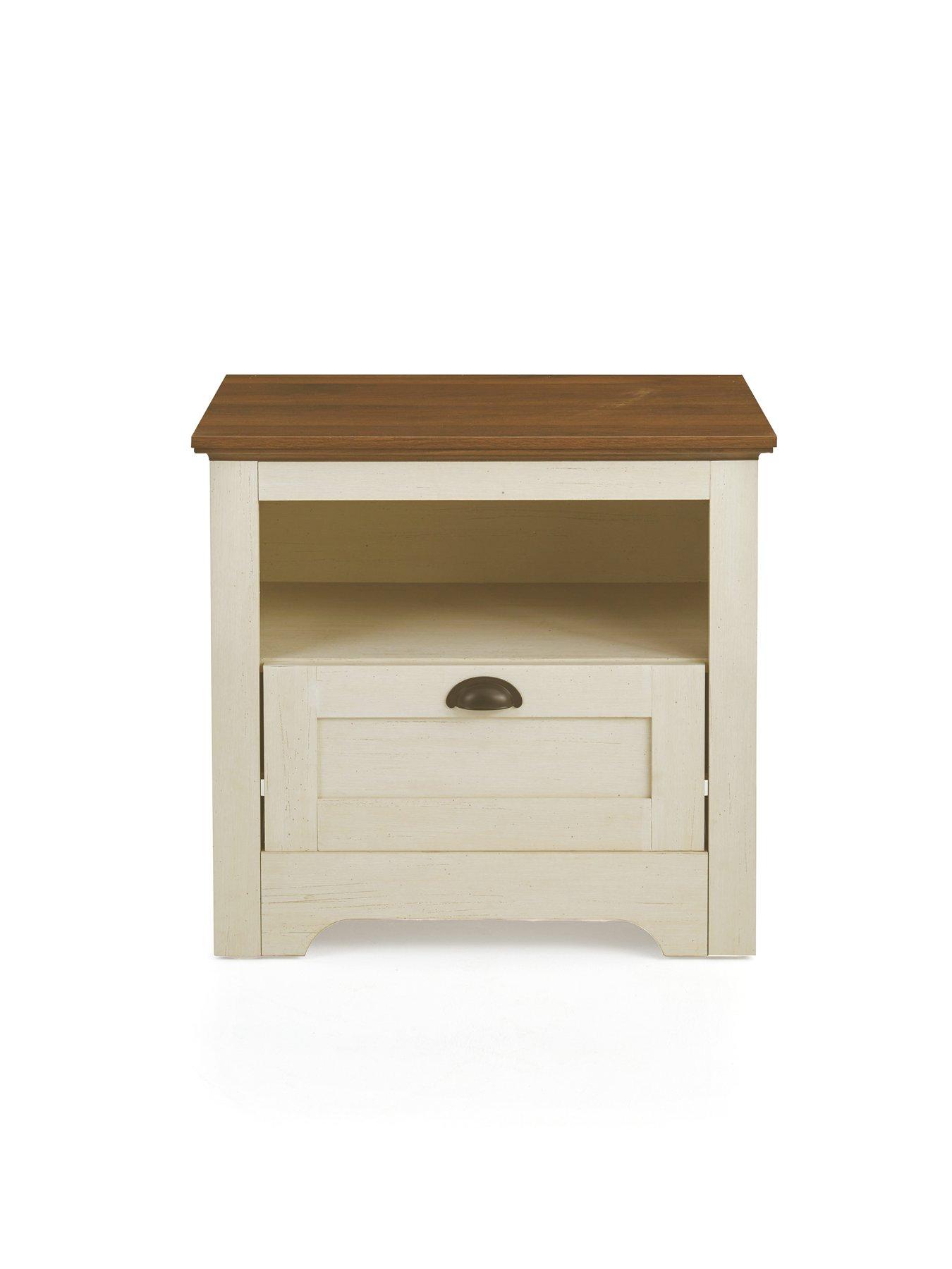 Image 4 of 7 of The Very Collection New Devon 3 Piece&nbsp;Package - Lamp Table, Coffee Table, TV&nbsp;Unit - Ivory/Walnut