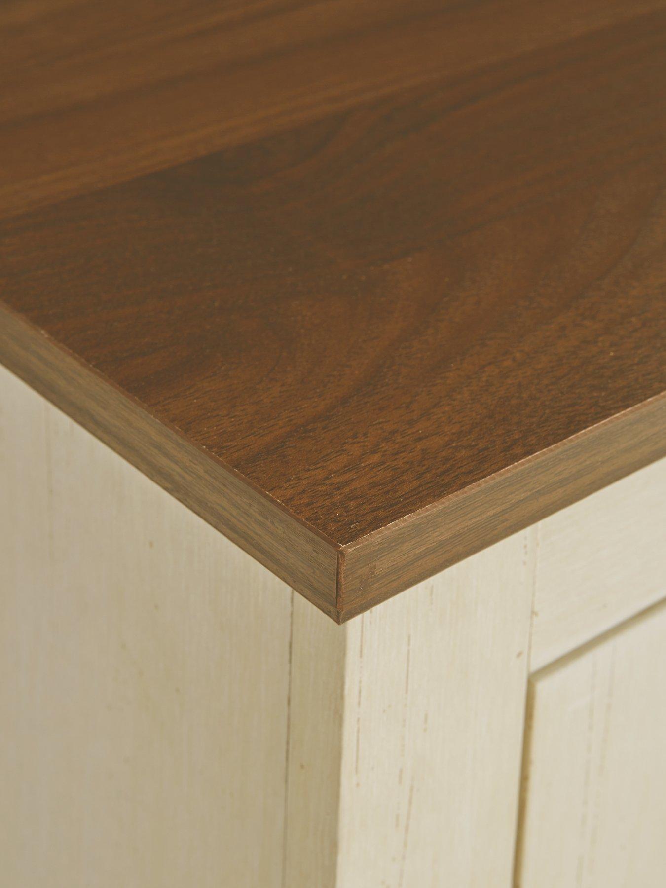 Image 7 of 7 of The Very Collection New Devon 3 Piece&nbsp;Package - Lamp Table, Coffee Table, TV&nbsp;Unit - Ivory/Walnut
