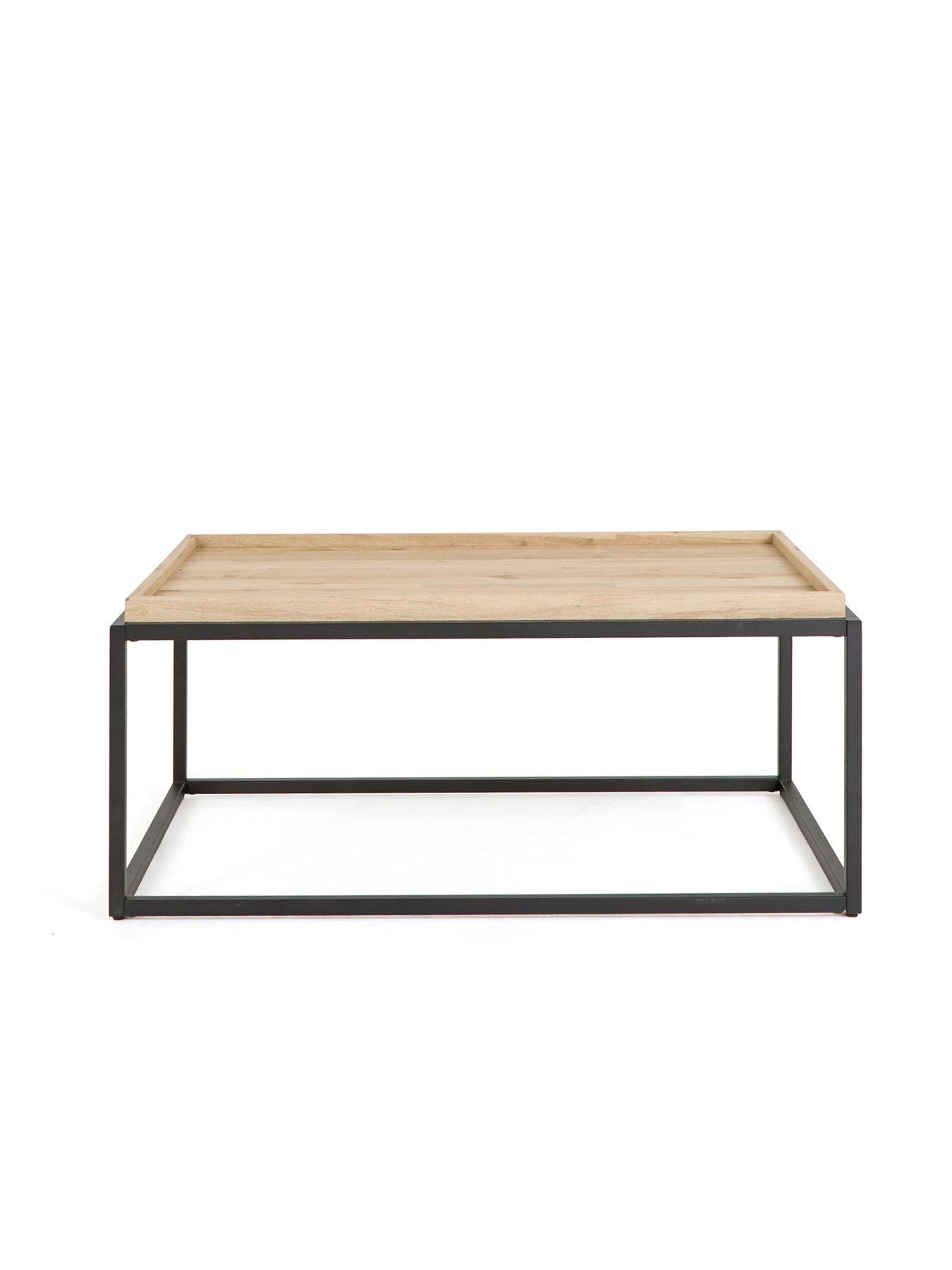 Image 4 of 7 of The Very Collection Harlem 3 Piece Package - End Table, Coffee Table and TV Unit - Light Oak - FSC&reg; Certified