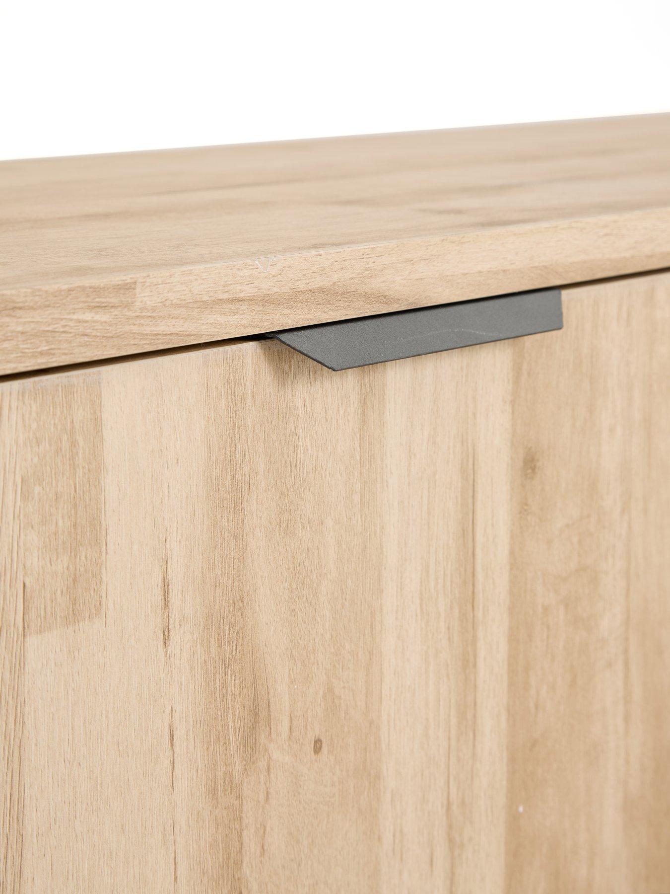 Image 7 of 7 of The Very Collection Harlem 3 Piece Package - End Table, Coffee Table and TV Unit - Light Oak - FSC&reg; Certified