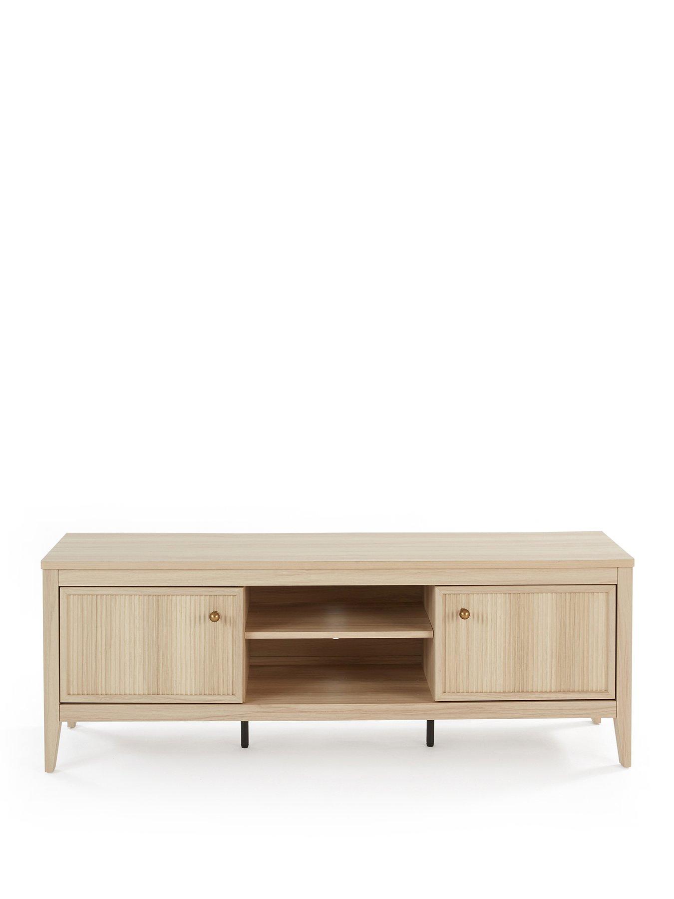 Image 2 of 7 of Michelle Keegan Home Lindley 3 Piece&nbsp;Package - Side Table, Coffee Table, TV Unit - Oak Effect - FSC&reg; Certified