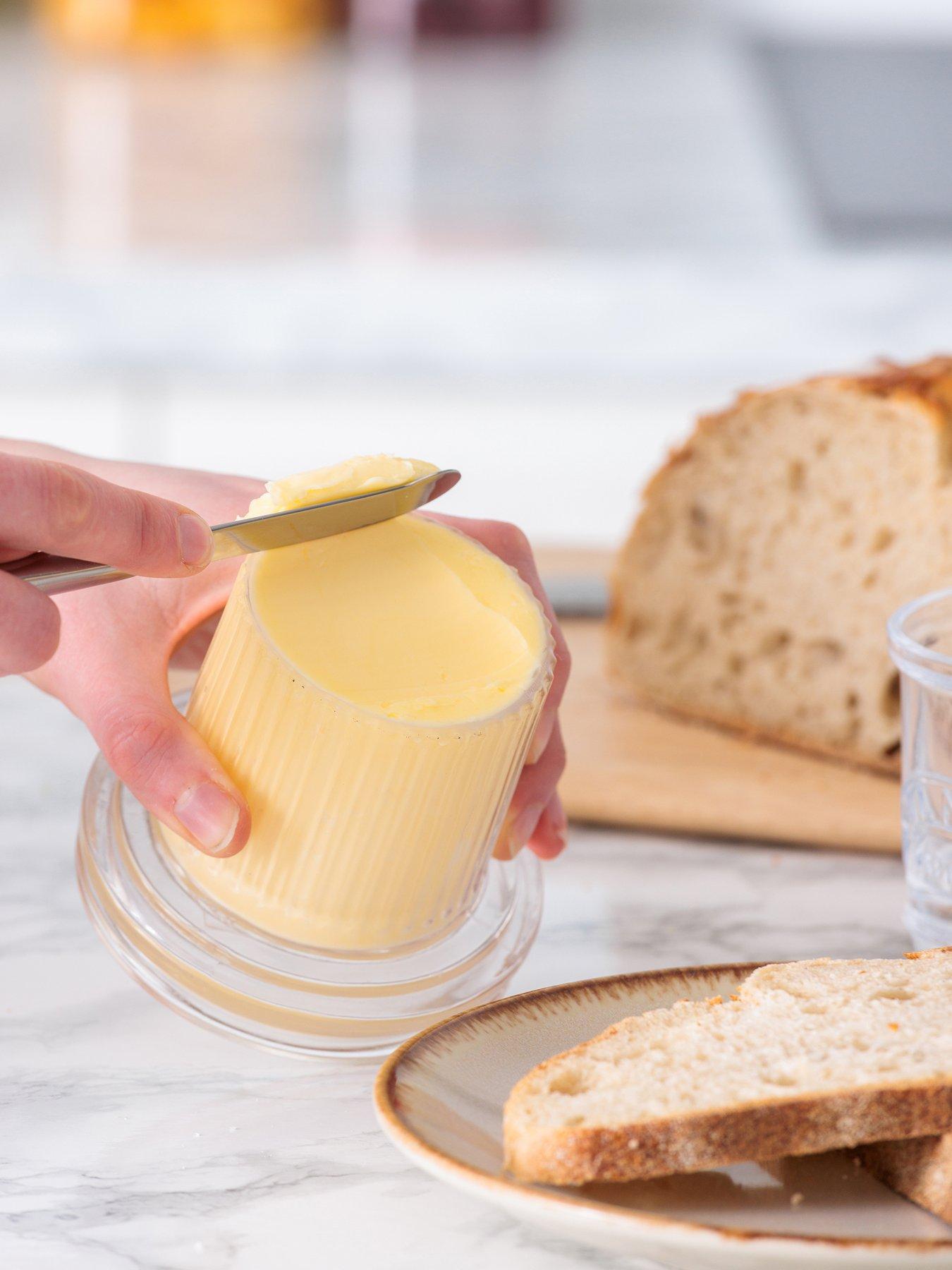 KILNER Glass Butter Crock