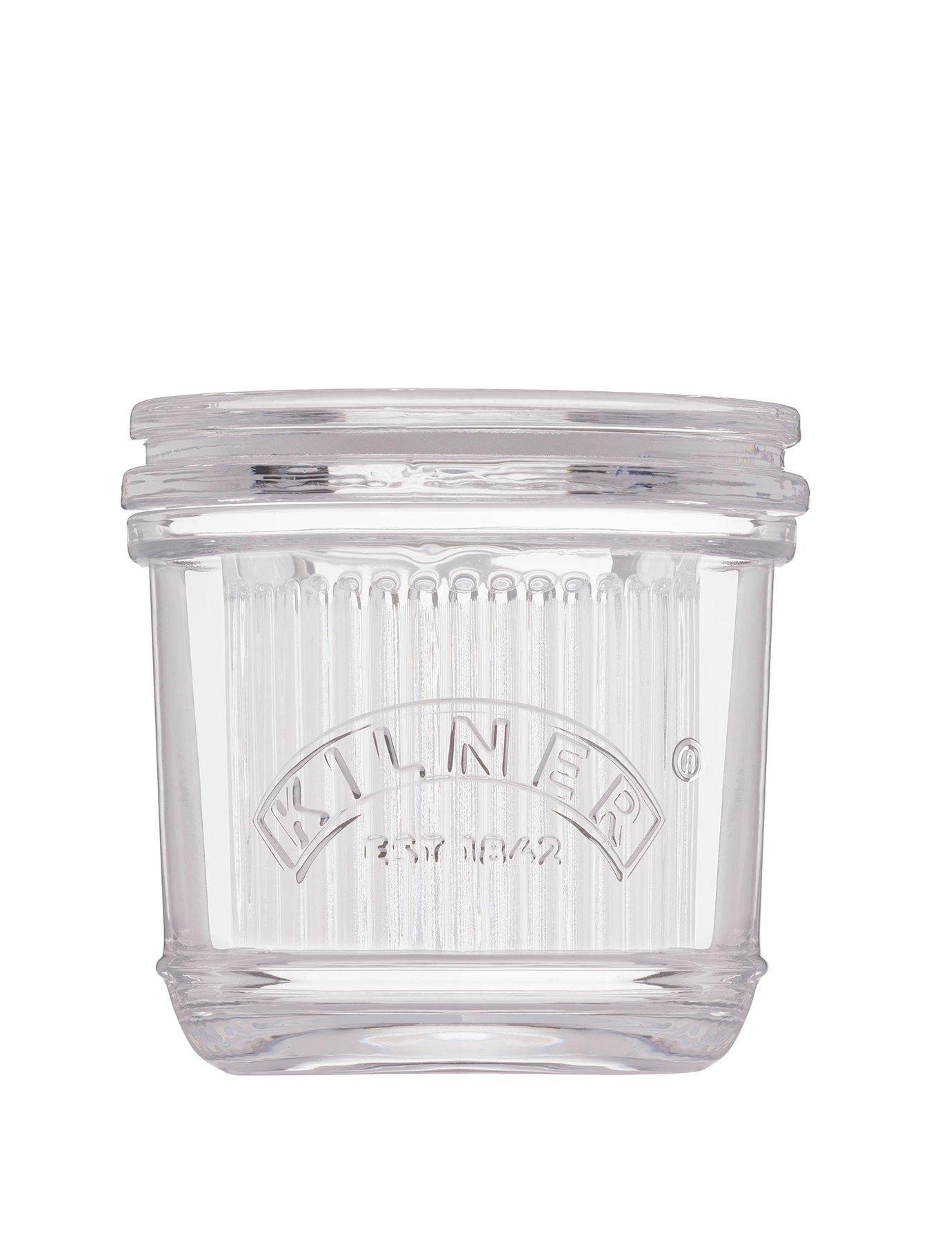 KILNER Glass Butter Crock