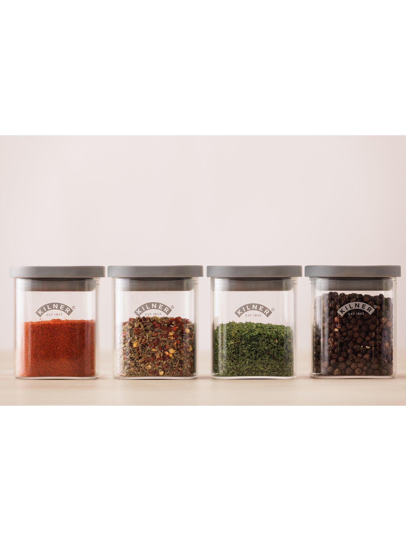 Image 3 of 7 of KILNER Fresh Storage 12pce Spice Jar Set 0.16 Litre