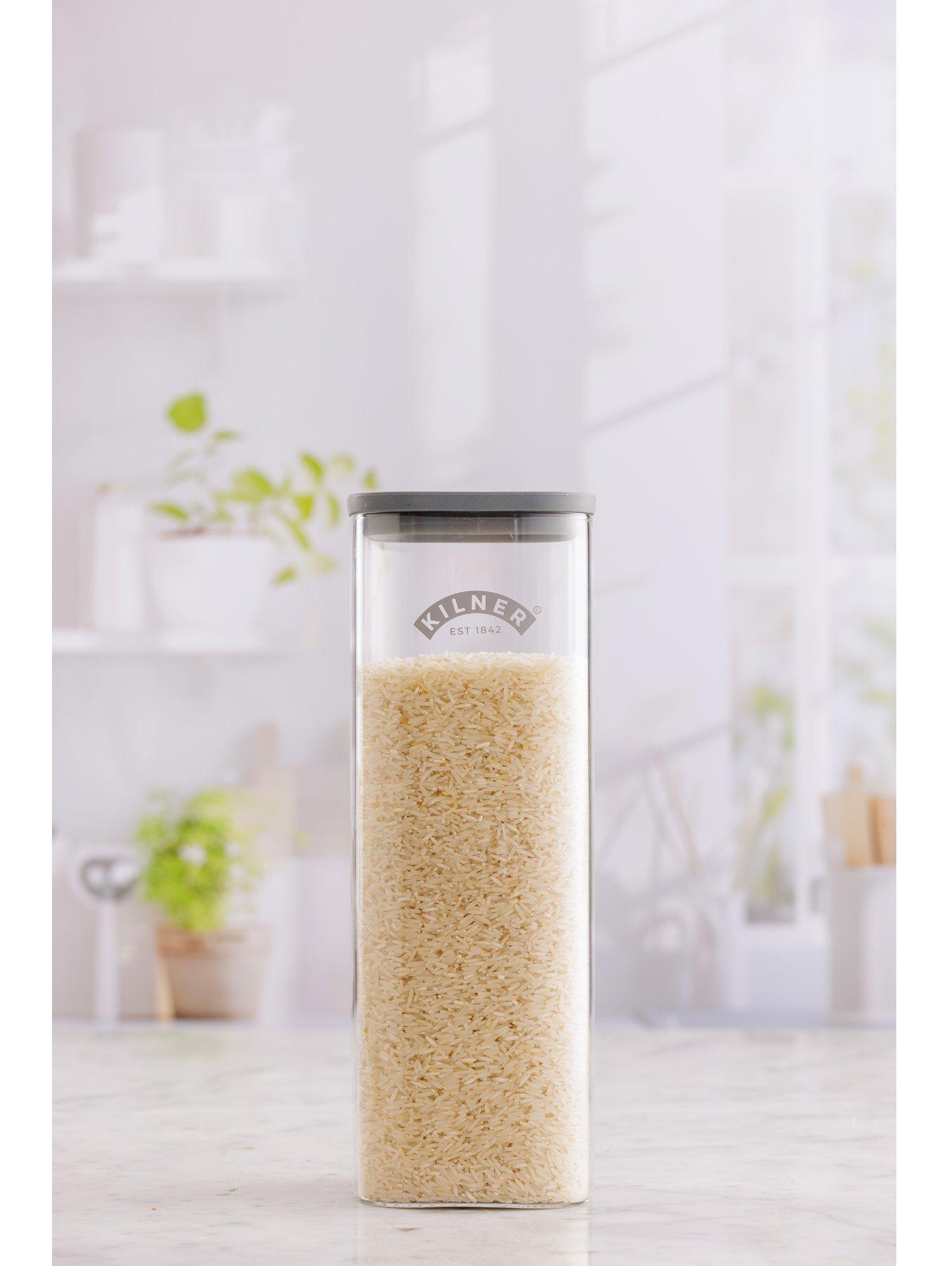 Image 3 of 5 of KILNER Fresh Storage Square Jar 2l Set Of 3