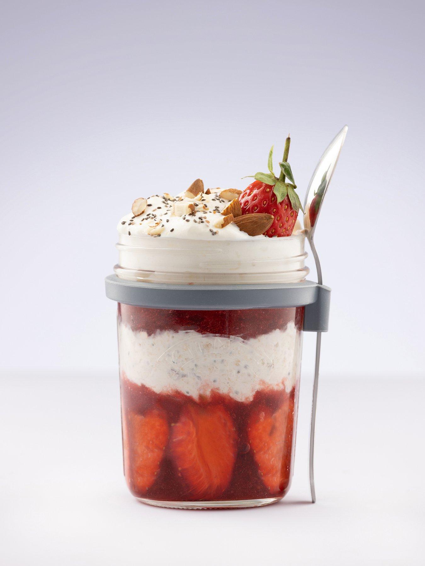 Image 1 of 8 of KILNER Set Of 4 Breakfast Jars